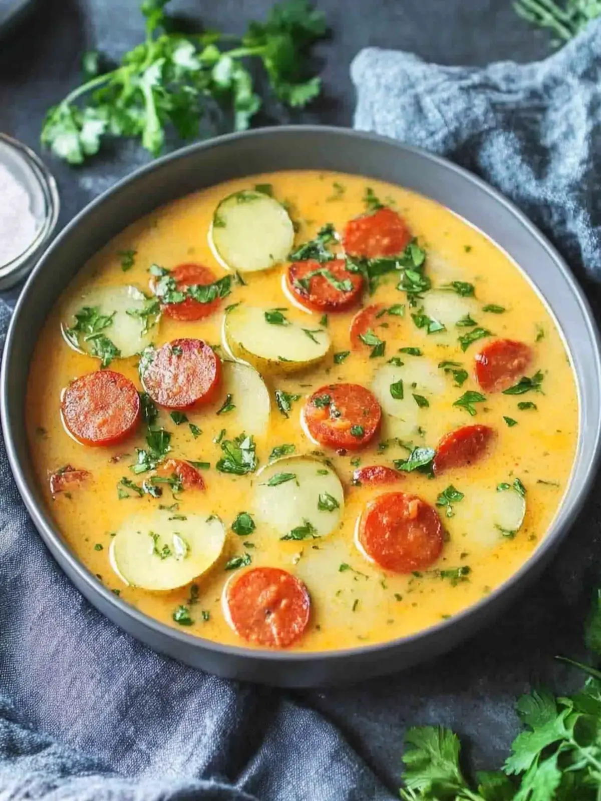 Kartoffelgulasch mit Würstchen für gemütliche Abende 5 Kartoffelgulasch mit Würstchen