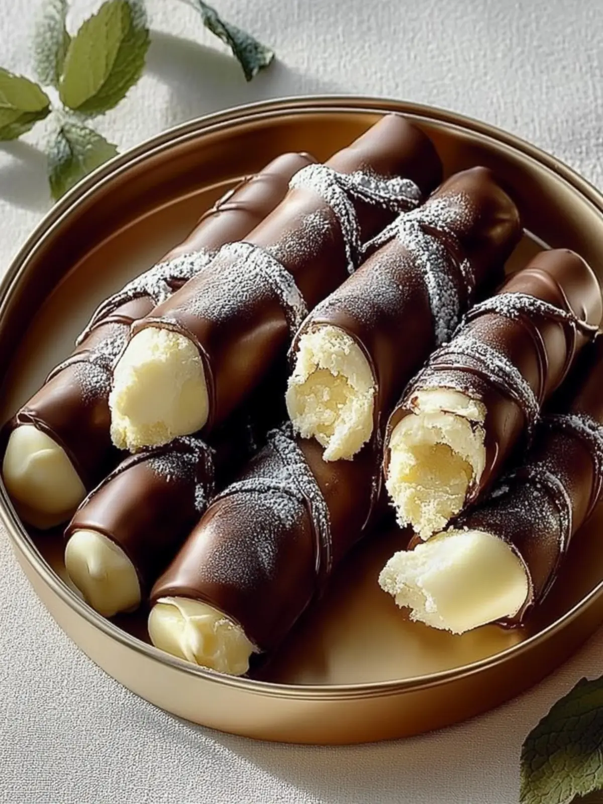 Nugatstäbchen lecker – Einfach selbstgemacht 3 Nugatstäbchen lecker