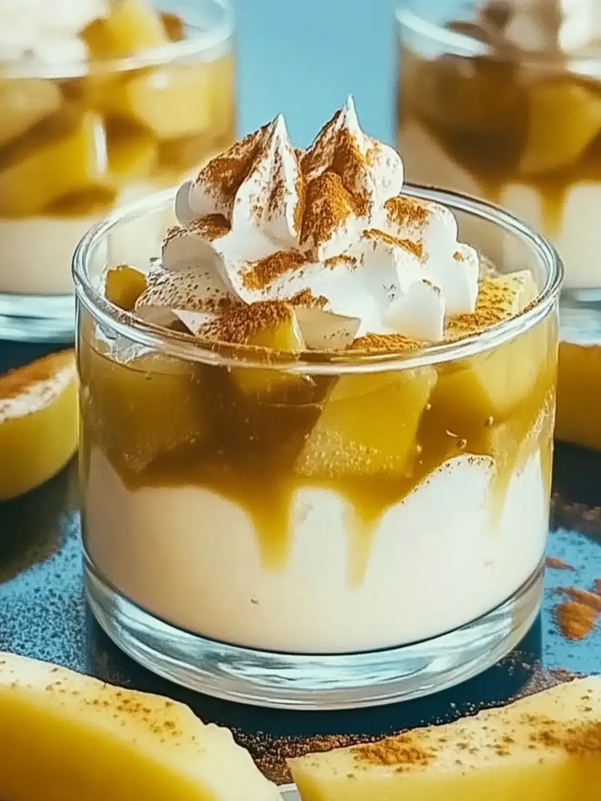 Zimtsahne mit gebackenem Apfelkompott zaubern 4 Zimtsahne mit gebackenem Apfelkompott