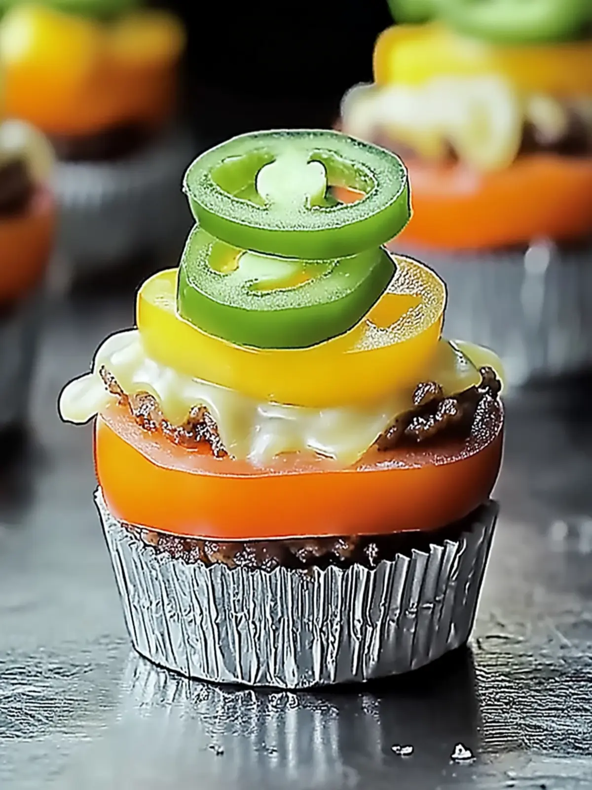 Cheeseburger Muffins für den perfekten Snackgenuss 3 Cheeseburger Muffins
