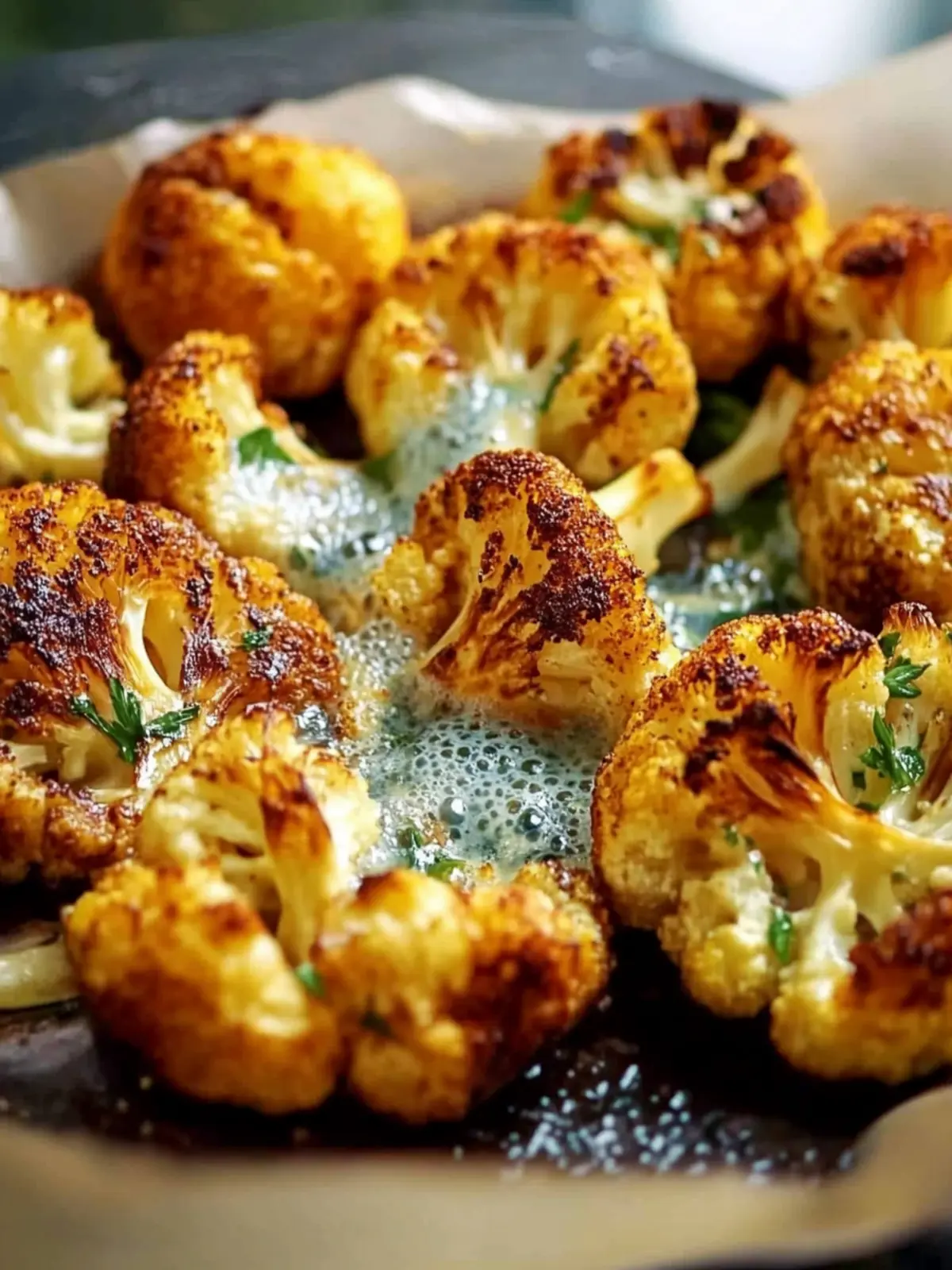 Knuspriger Blumenkohl aus dem Ofen für Snackfans 3 Crispy cauliflower from the oven