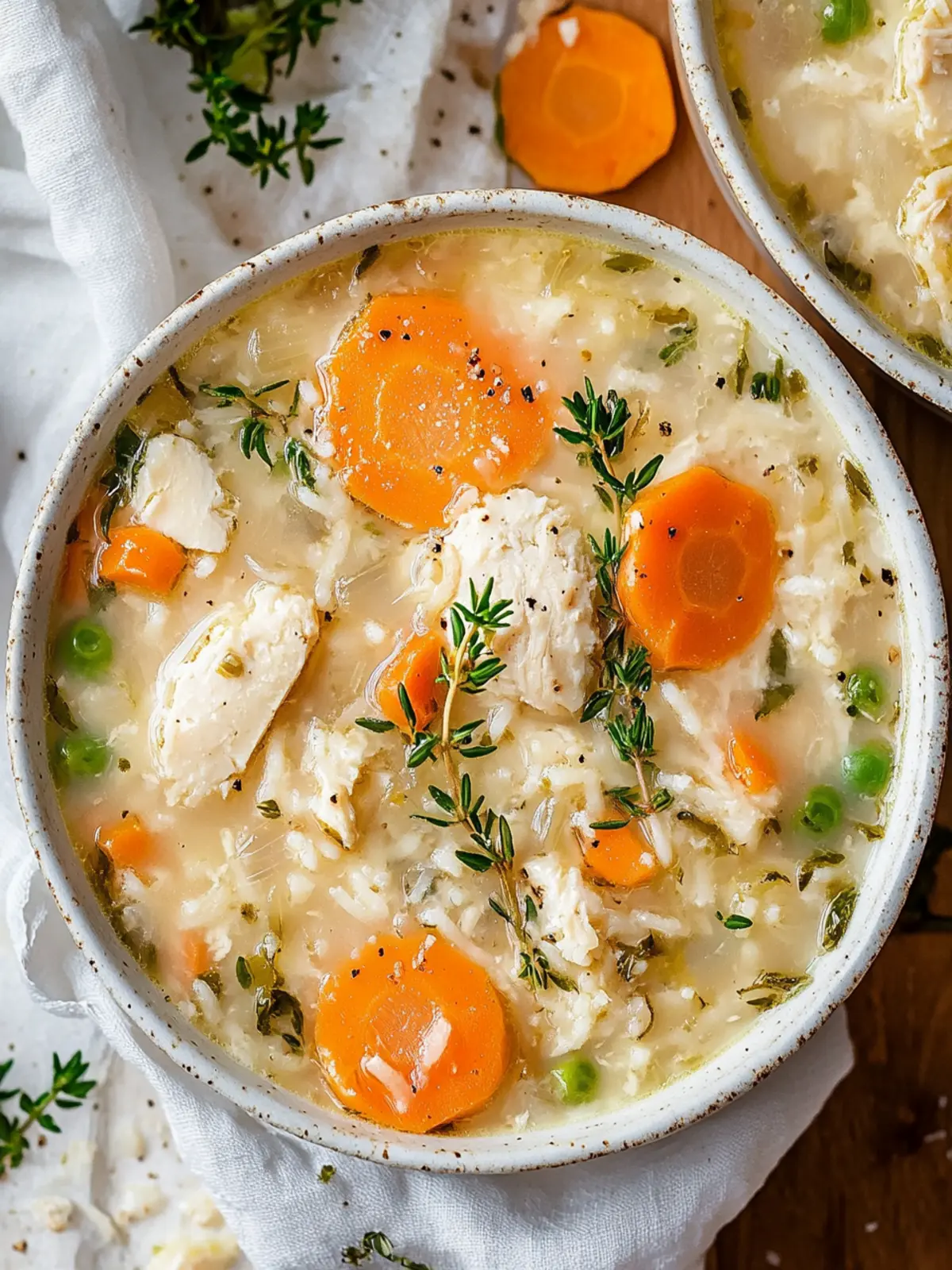 Cremige Hühnerreis Suppe für echte Gemütlichkeit 3 Cremige Hühnerreis Suppe