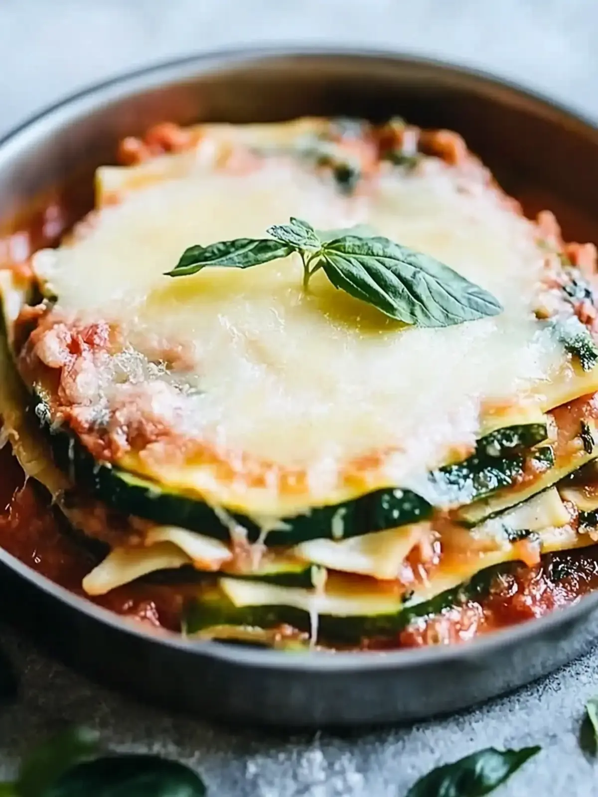 Zucchini-Lasagne mit Linsen - Gesund und Lecker 5 Zucchini-Lasagne mit Linsen
