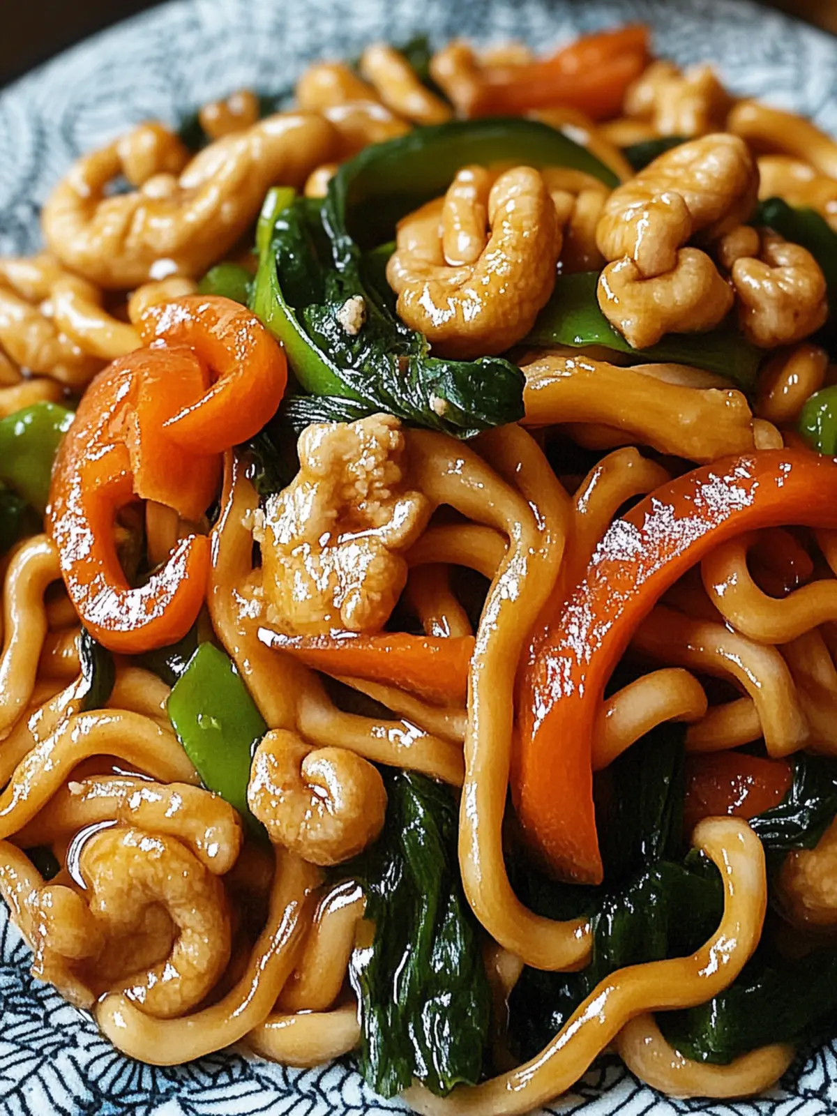 Unglaubliche Hähnchen Yaki Udon Nudeln Pfannengericht 3 Unglaubliche Hähnchen Yaki Udon Nudeln Pfannengericht