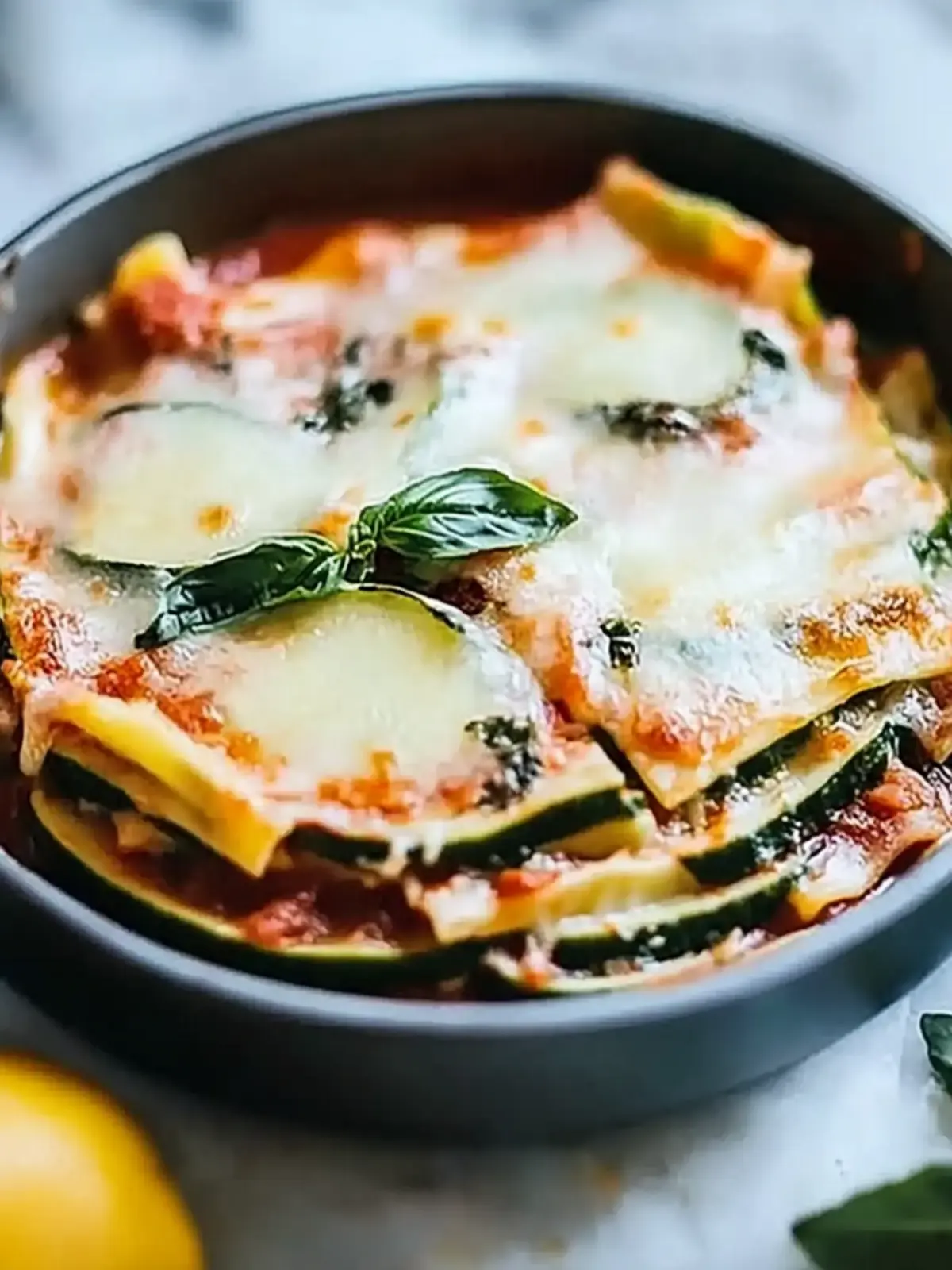 Zucchini-Lasagne mit Linsen - Gesund und Lecker 2 Zucchini-Lasagne mit Linsen