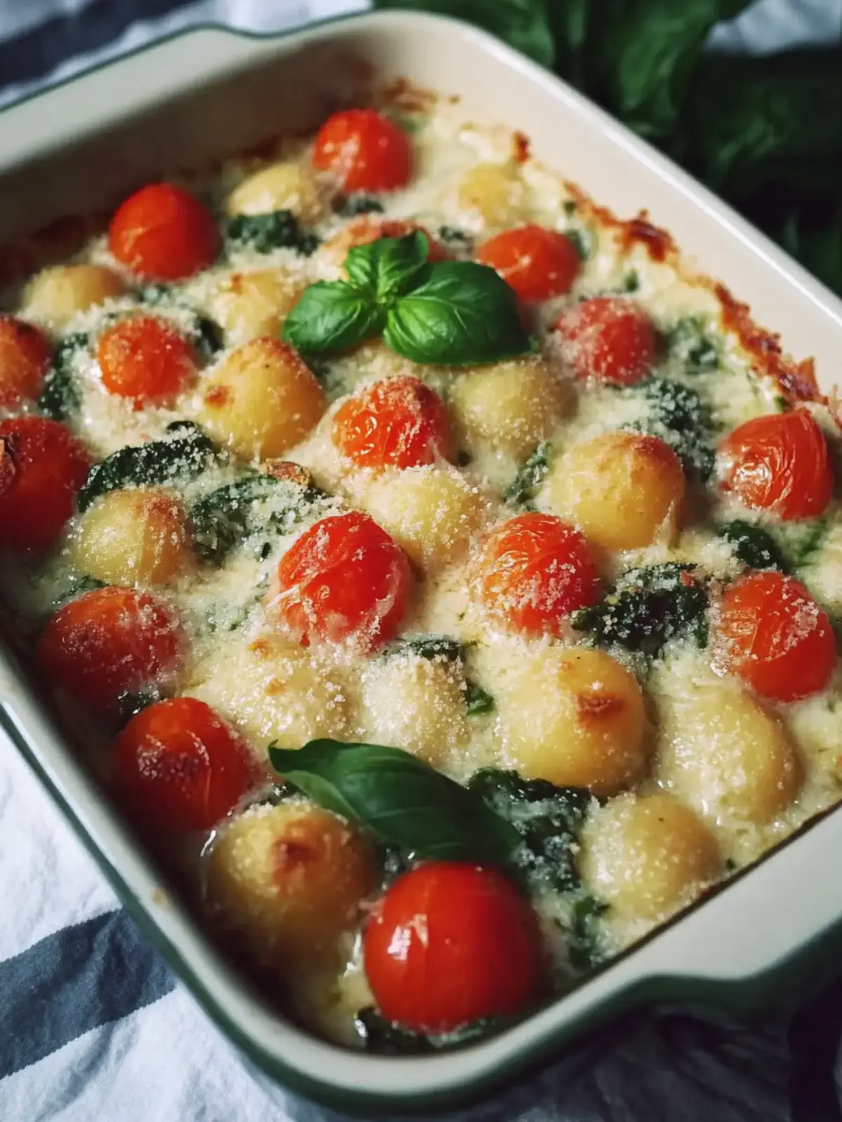 Einfacher Gnocchi-Auflauf mit buntem Gemüse genießen 4 Einfacher Gnocchi-Auflauf mit buntem Gemüse