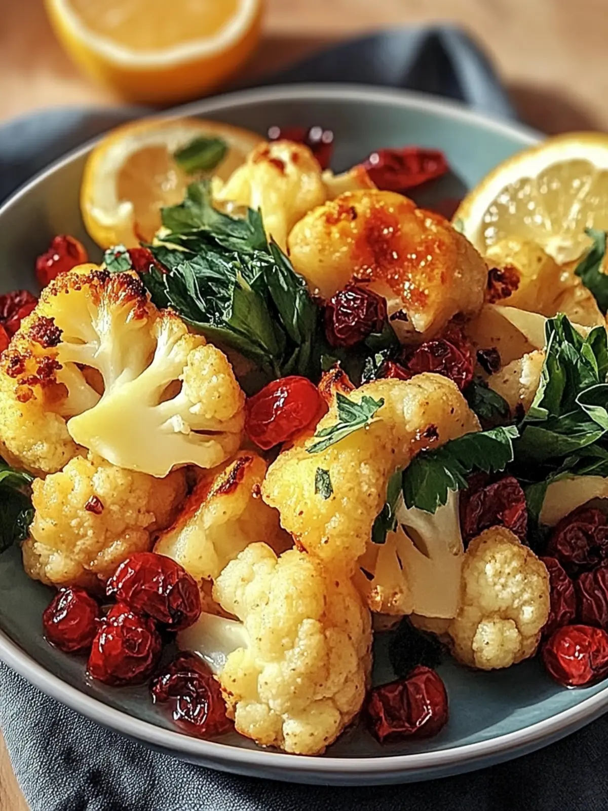 Gewürzter Blumenkohl mit Kichererbsen - Vegan & Lecker 2 Gewürzter Blumenkohl mit Kichererbsen