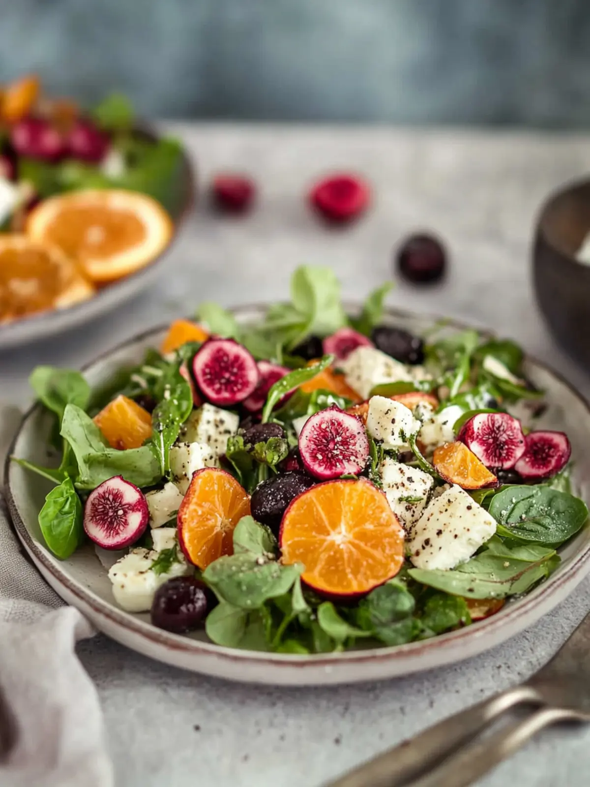 Salat mit Kürbis, Feta und Feigen für den Herbst 4 Salat mit Kürbis, Feta und Feigen