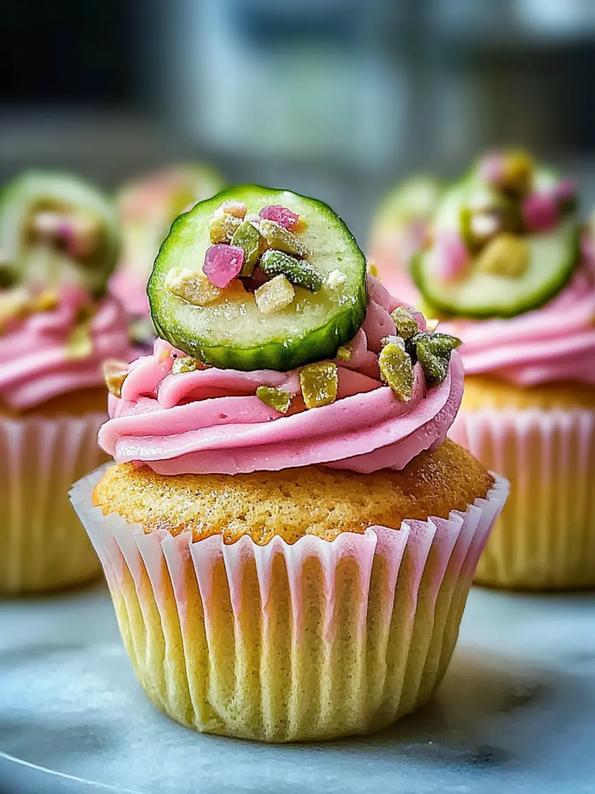 Vegane Mini-Rosen- und Pistazienmuffins leicht gemacht 5 Vegane Mini-Rosen- und Pistazienmuffins