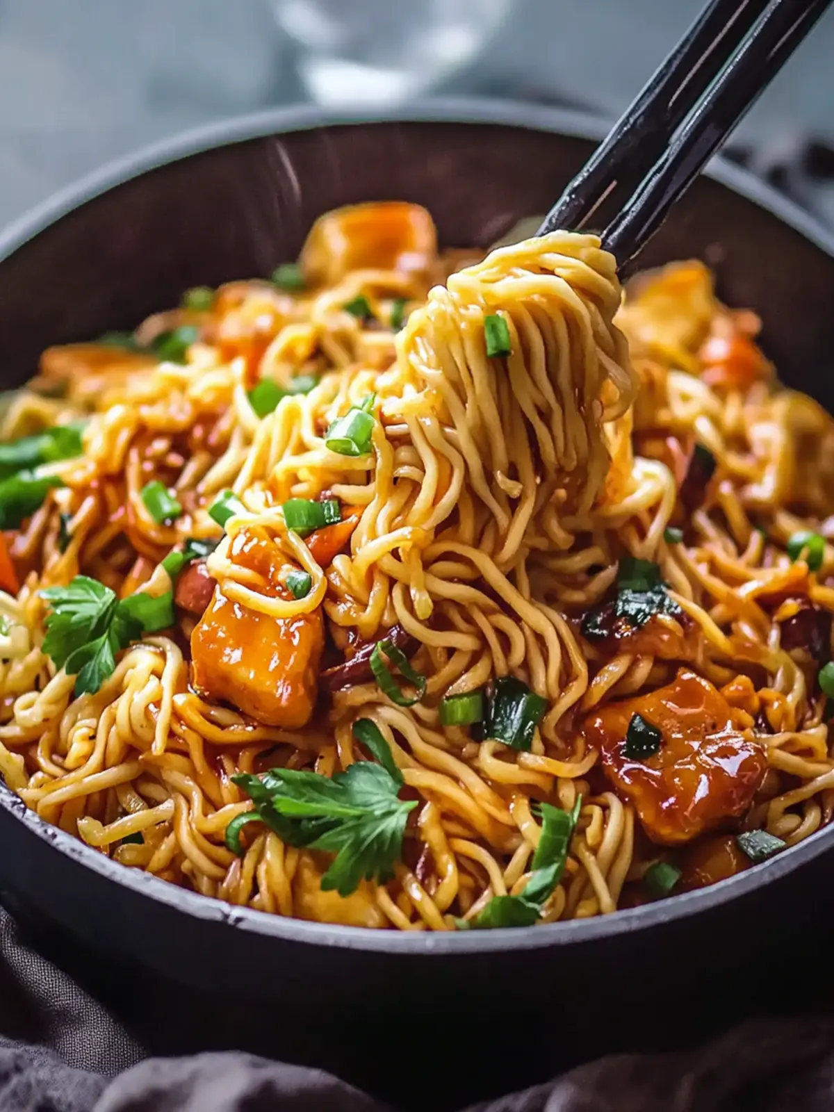 Leckere Klebrige Knoblauchhühnchen-Nudeln für jeden Tag 3 Leckere Klebrige Knoblauchhühnchen-Nudeln