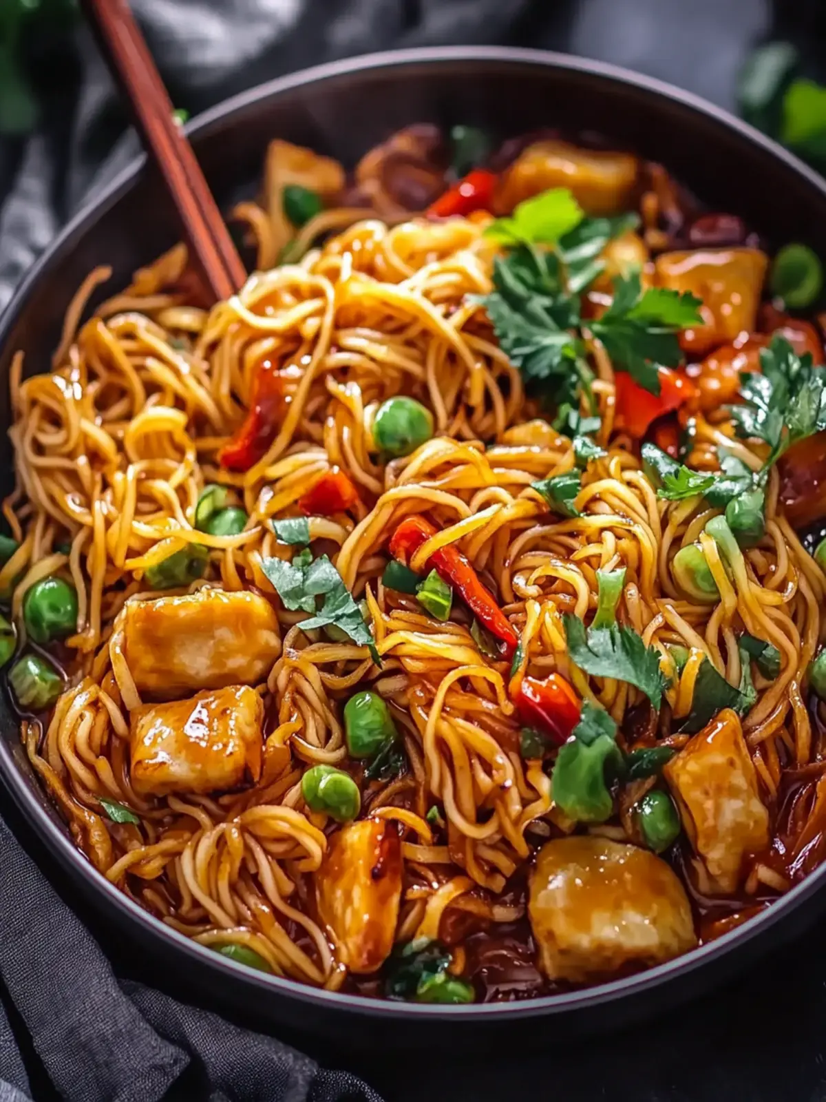 Leckere Klebrige Knoblauchhühnchen-Nudeln für jeden Tag 2 Leckere Klebrige Knoblauchhühnchen-Nudeln