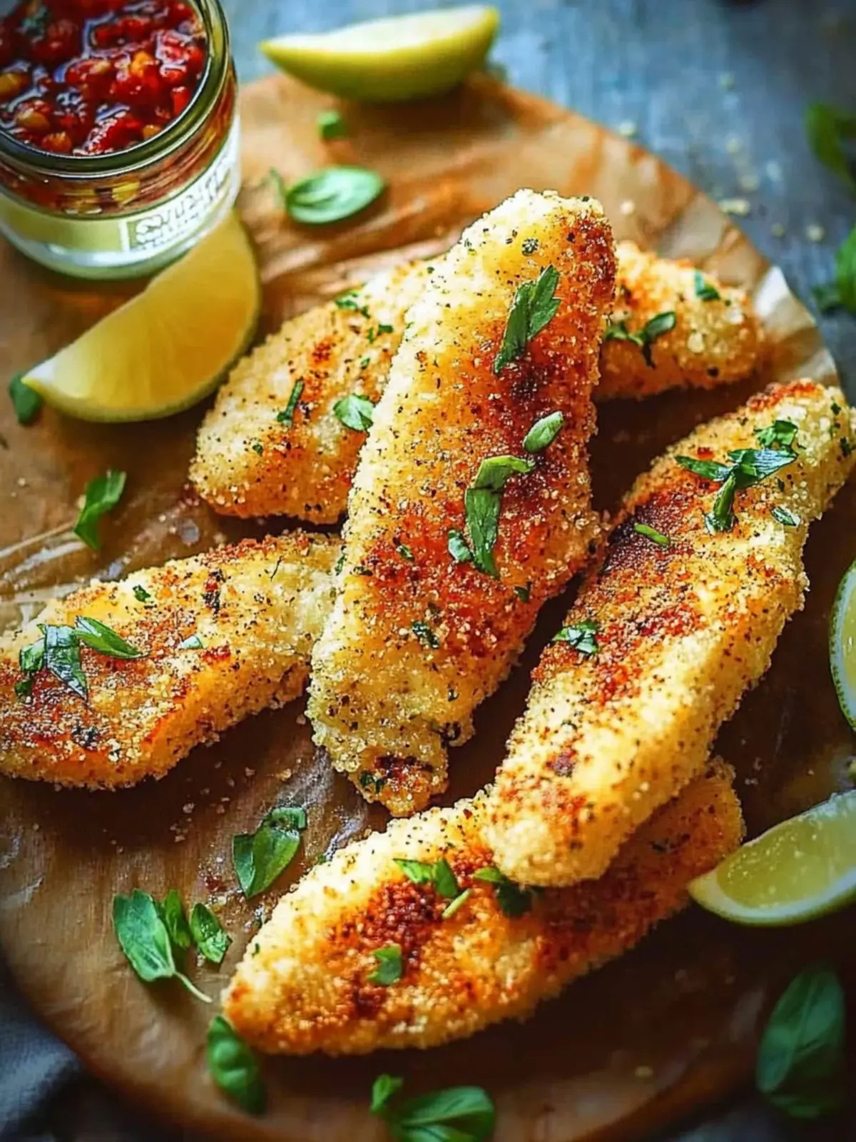 Krosse im Ofen gebackene Hähnchenstreifen lecker und gesund 5 Krosse im Ofen gebackene Hähnchenstreifen