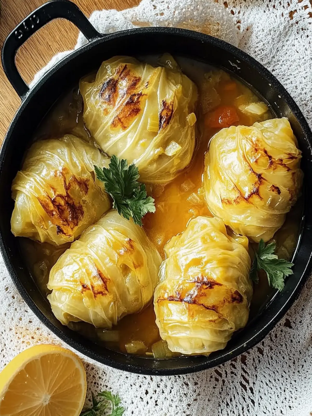 Kohlrouladen: Deftige gefüllte Wirsingrollen für Genuss 3 Kohlrouladen