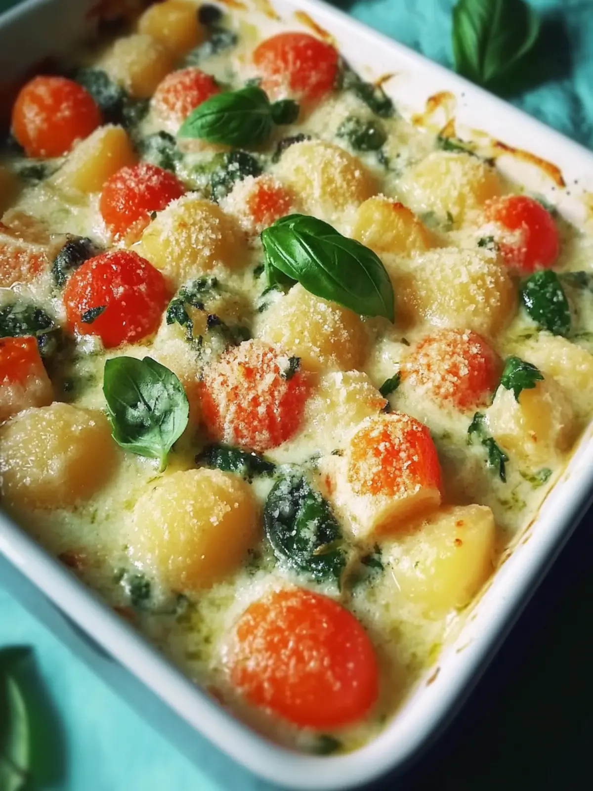 Einfacher Gnocchi-Auflauf mit buntem Gemüse genießen 2 Einfacher Gnocchi-Auflauf mit buntem Gemüse