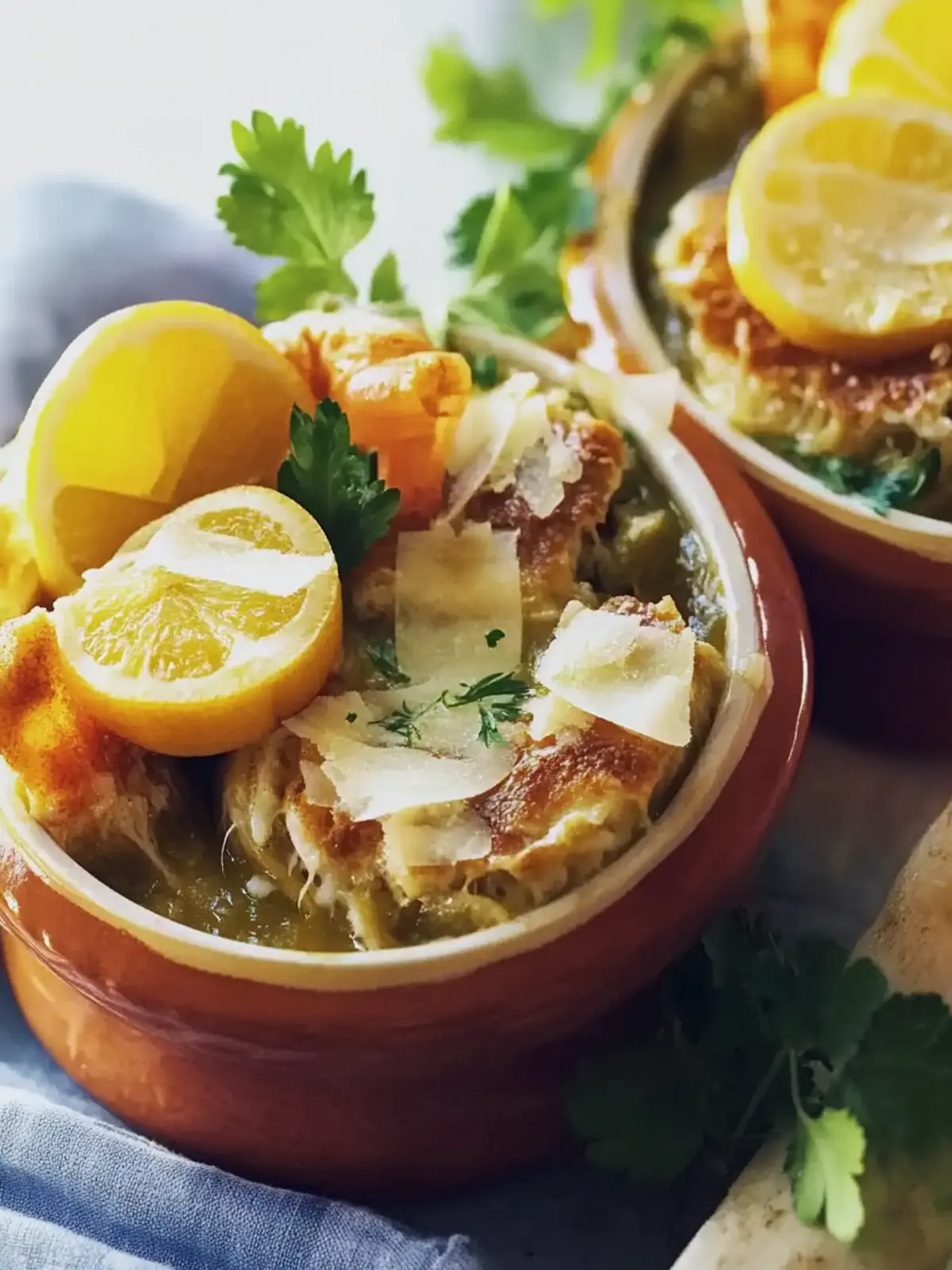 Gratinierte gewürzte Fleisch mit Pilzen für Genießer 4 Gratinierte gewürzte Fleisch mit Pilzen