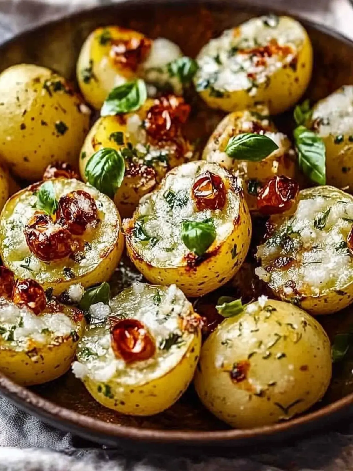 Crispy ofen gebackene Kartoffeln mit Feta lecker leicht 5 Crispy ofen gebackene Kartoffeln mit Feta