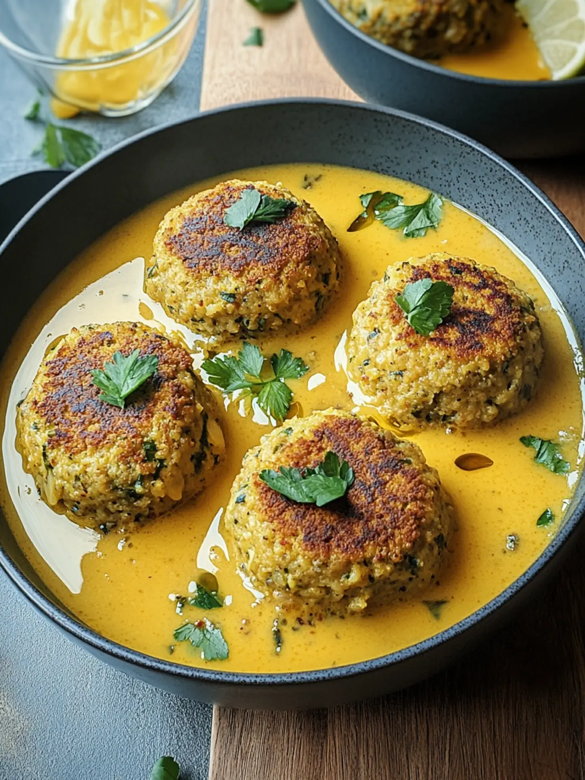 Vegane Linsenknödel in Currysoße – Himmlisch lecker 3 Vegane Linsenknödel in Currysoße