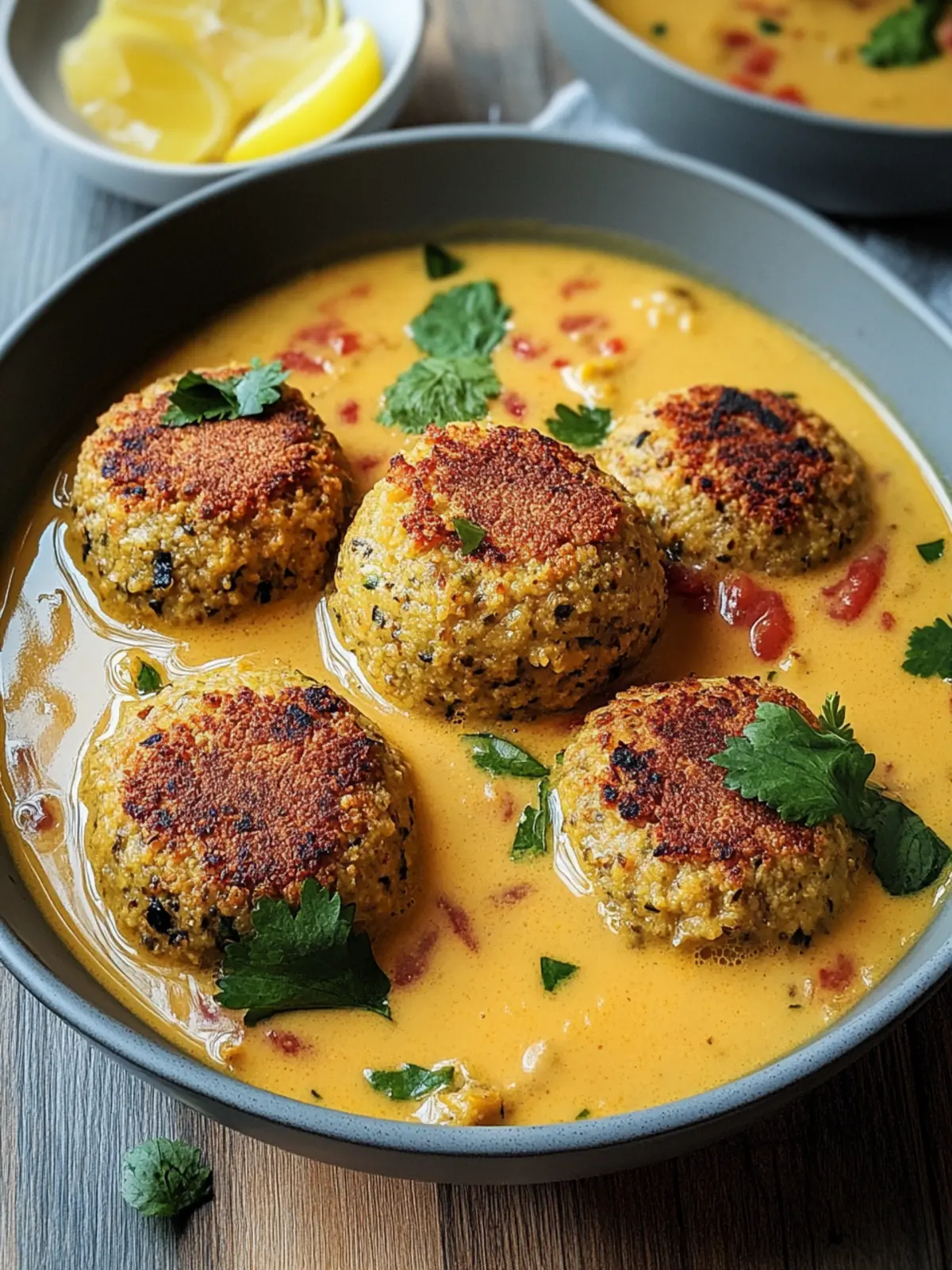 Vegane Linsenknödel in Currysoße – Himmlisch lecker 4 Vegane Linsenknödel in Currysoße