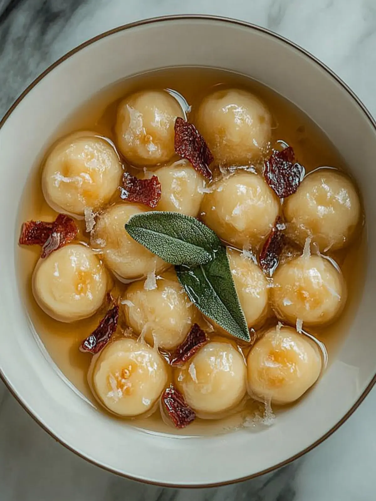 Gnocchi mit Salbei und brauner Butter in 15 Minuten 3 Gnocchi mit Salbei und brauner Butter