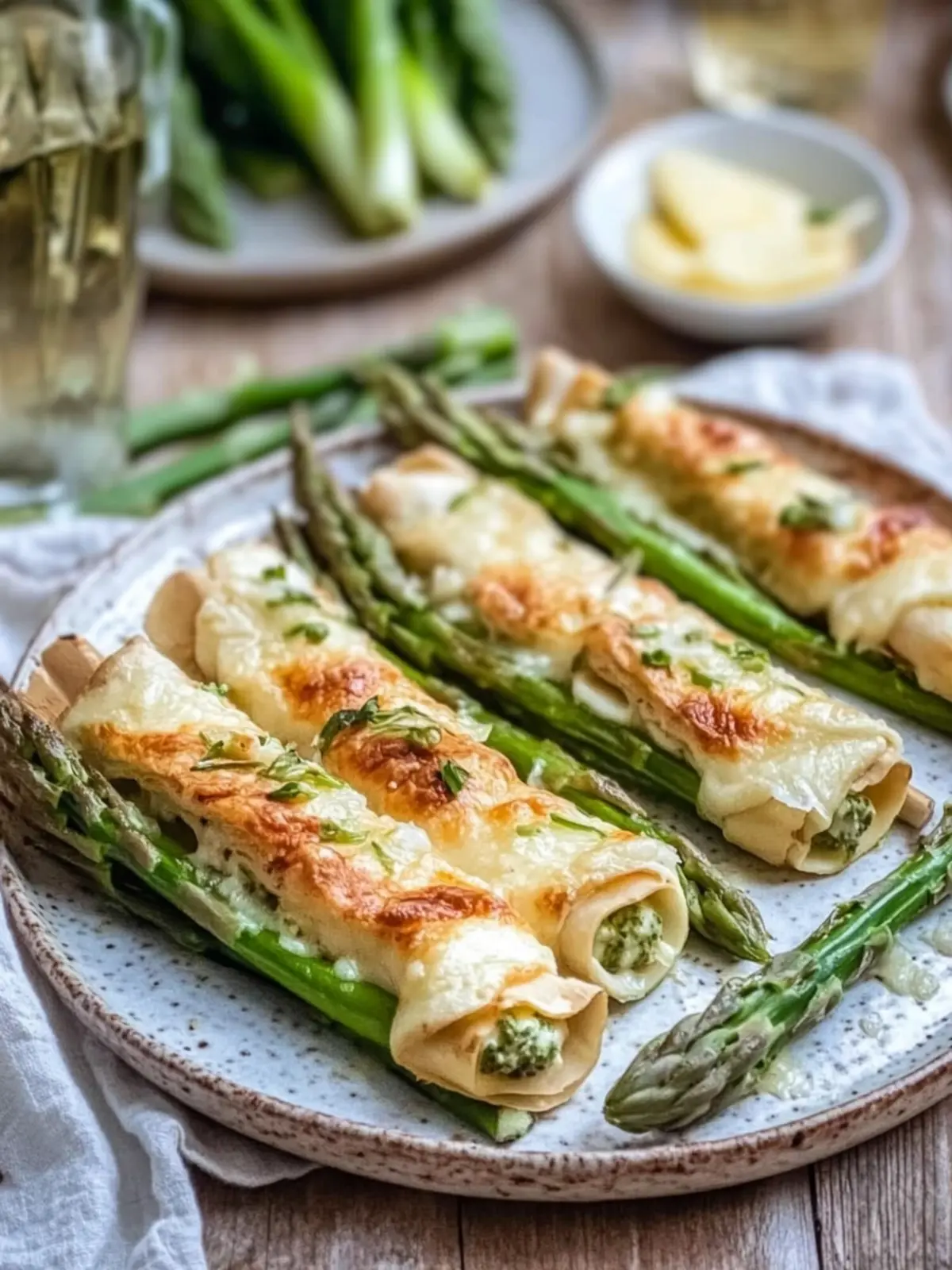 Spargel im Blätterteig mit Hühnchen und Käse – Ein Festmahl! 2 Spargel im Blätterteig mit Hühnchen Hühnchen Hühnchen Schinken & Käse