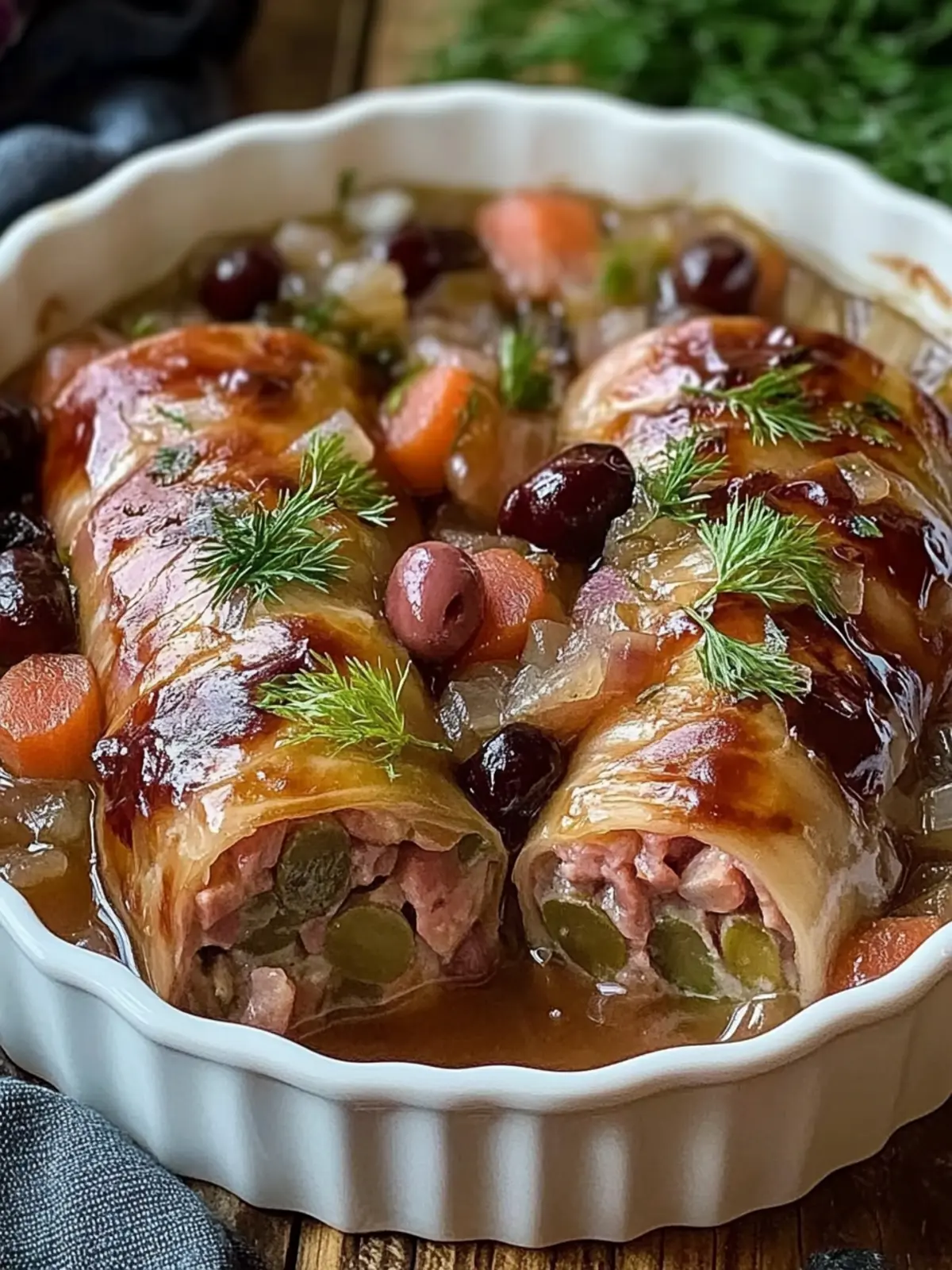 Fleischrollen mit Sauerkraut für echte Genießer 4 Fleischrollen mit Sauerkraut