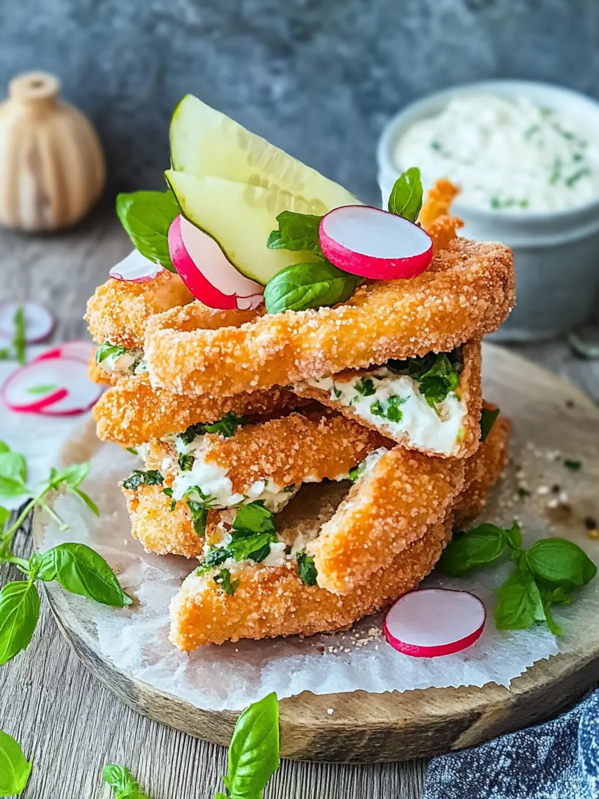 Hähnchenstreifen mit knuspriger Kruste und Dip-Sensation 4 Hähnchenstreifen