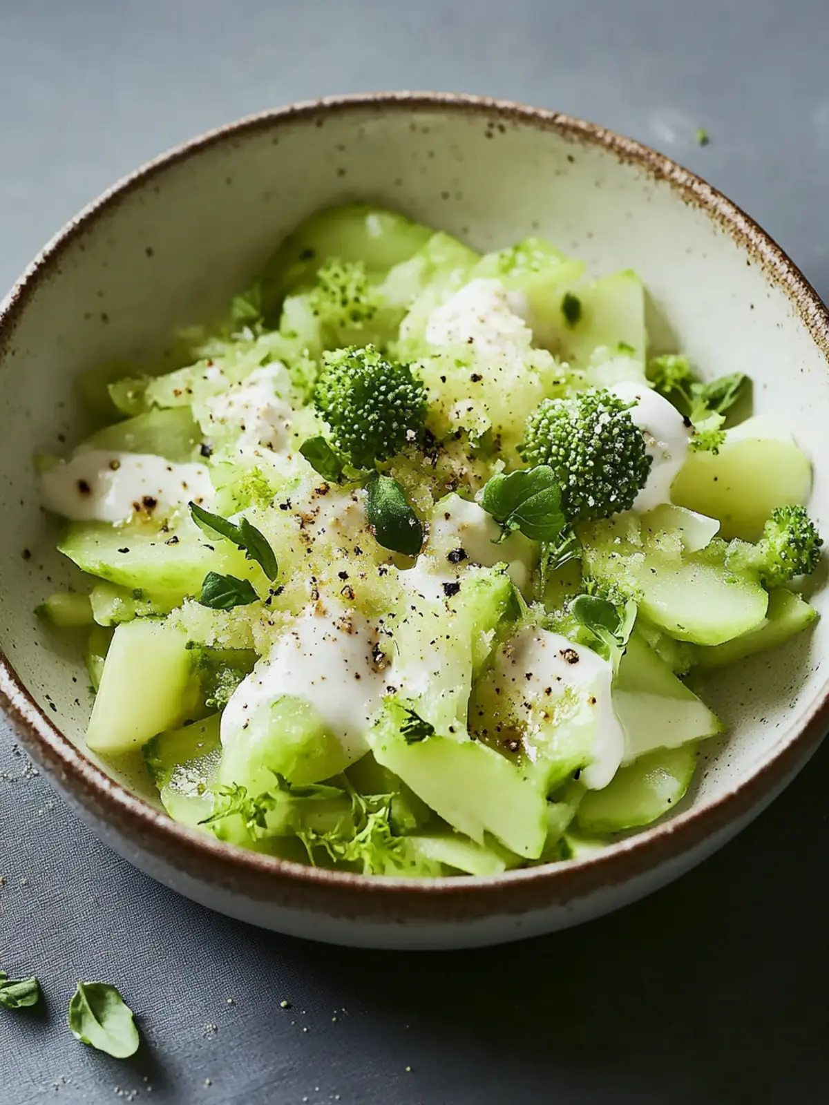 Erfrischender Kohlrabi-Salat mit Joghurt-Dressing für heiße Tage 5 Kohlrabi-Salat mit Joghurt-Dressing