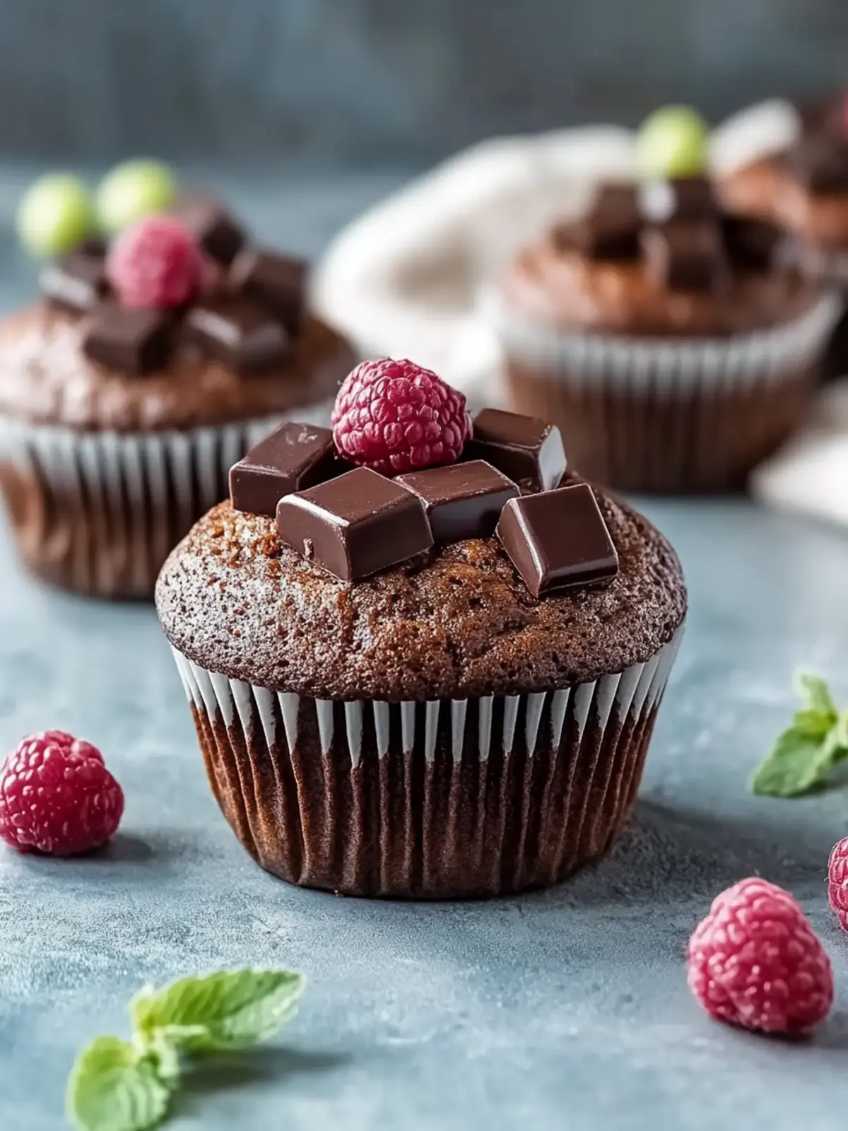 Saftige Schokoladenmuffins mit Öl - Perfekt für jeden Anlass 2 Feuchte Schokoladenmuffins mit Öl