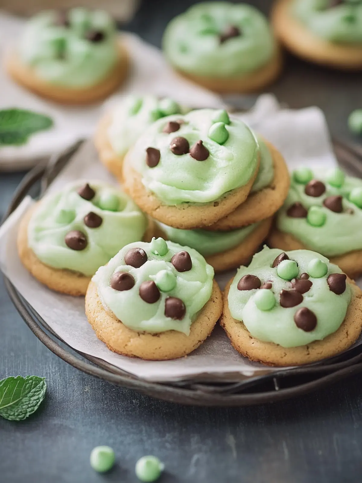 Minzschokoladenstückchenkekse für festliche Genussmomente 5 Minzschokoladenstückchenkekse
