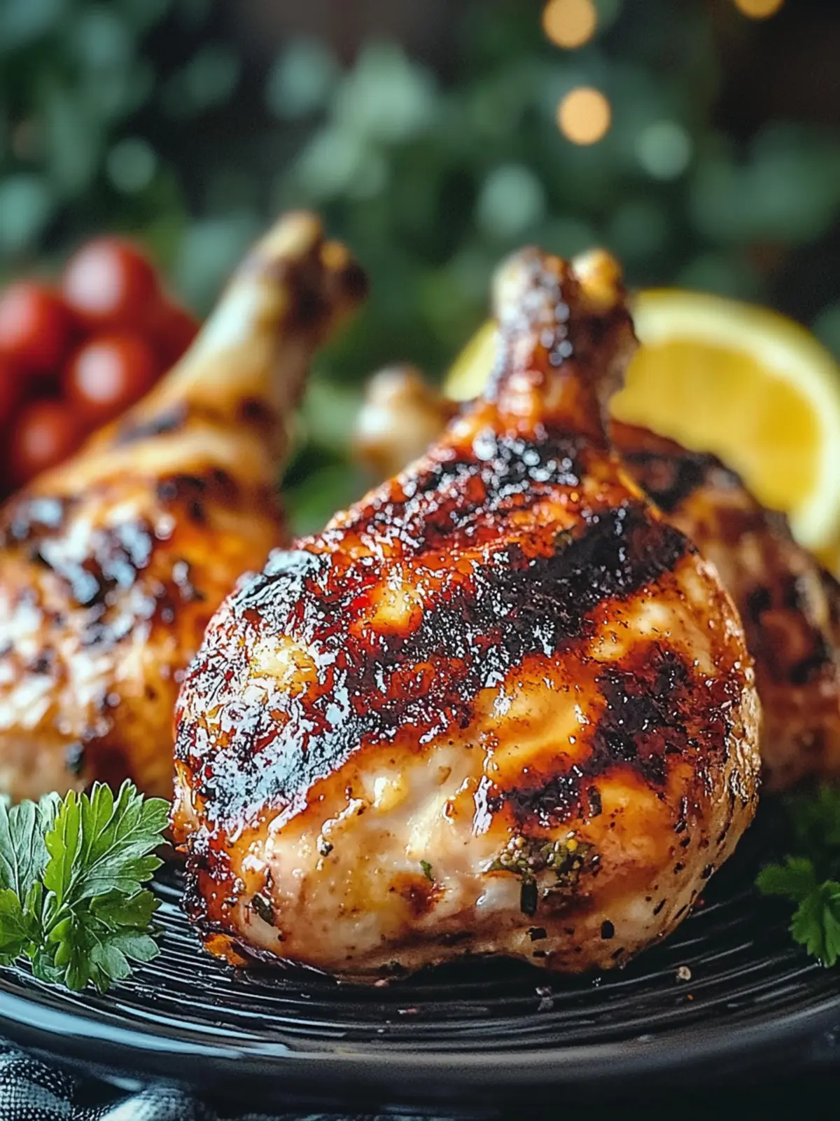 Crispy Hähnchenschenkel aus der Heißluftfritteuse 2 Crispy Hähnchenschenkel