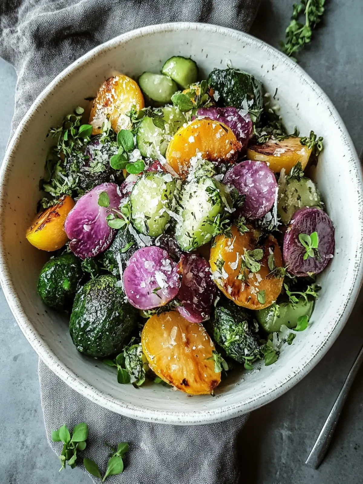 Gerösteter Rosenkohl & Süßkartoffeln: Gesund und köstlich genießen 3 Gerösteter Rosenkohl & Süßkartoffeln