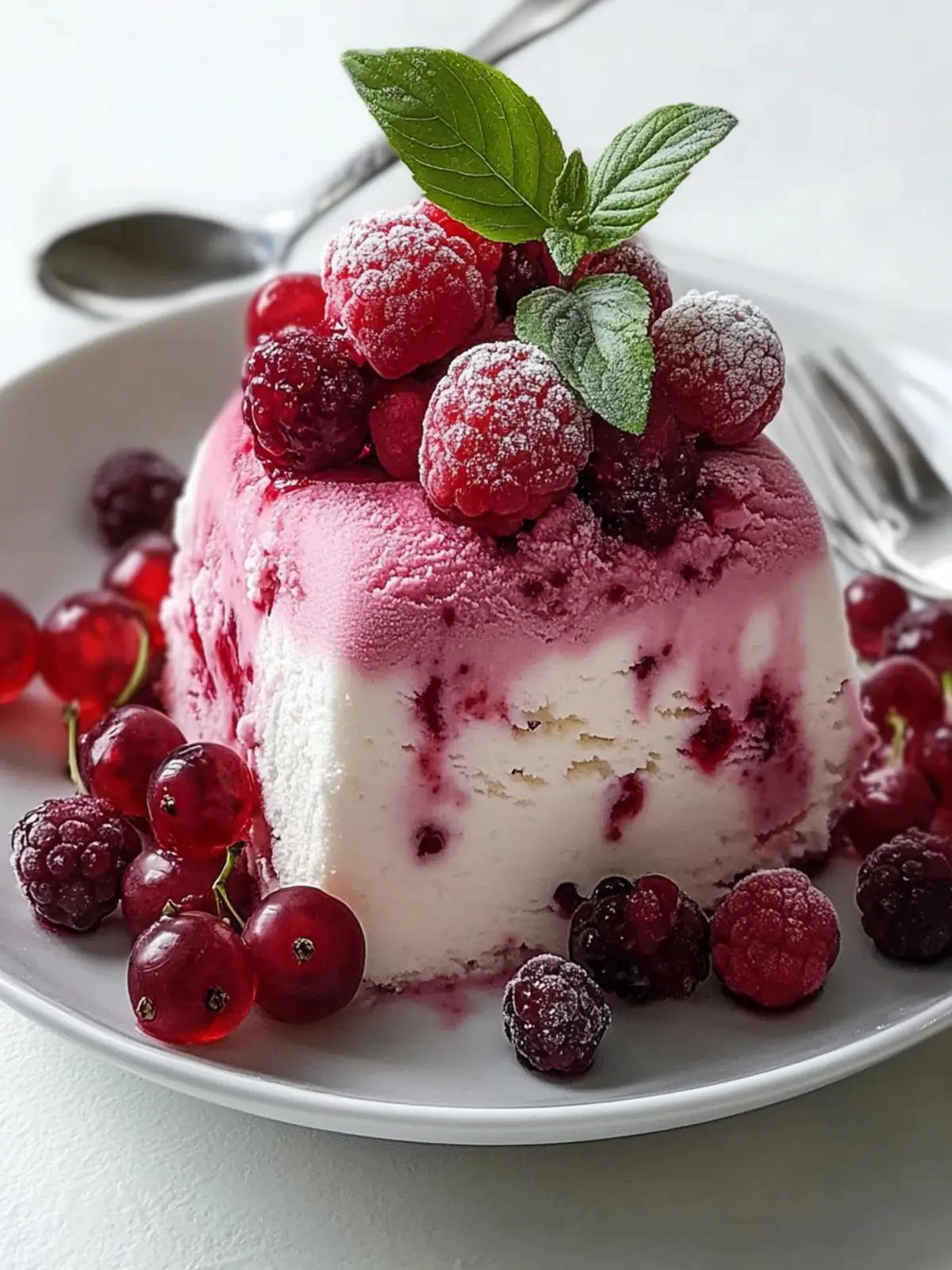 Kirsch-Himbeer-Semifreddo: Fruchtiger Genuss für heiße Tage 2 Kirsch-Himbeer-Semifreddo