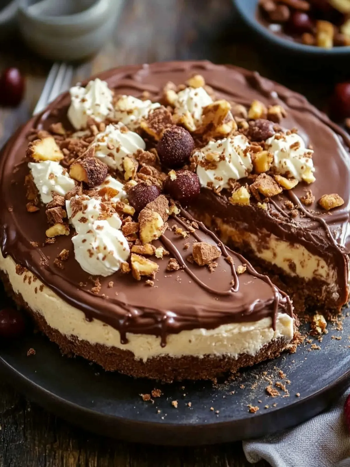 Genieße diesen cremigen Nutella-Käsekuchen ohne Backen 5 Nutella-Käsekuchen ohne Backen