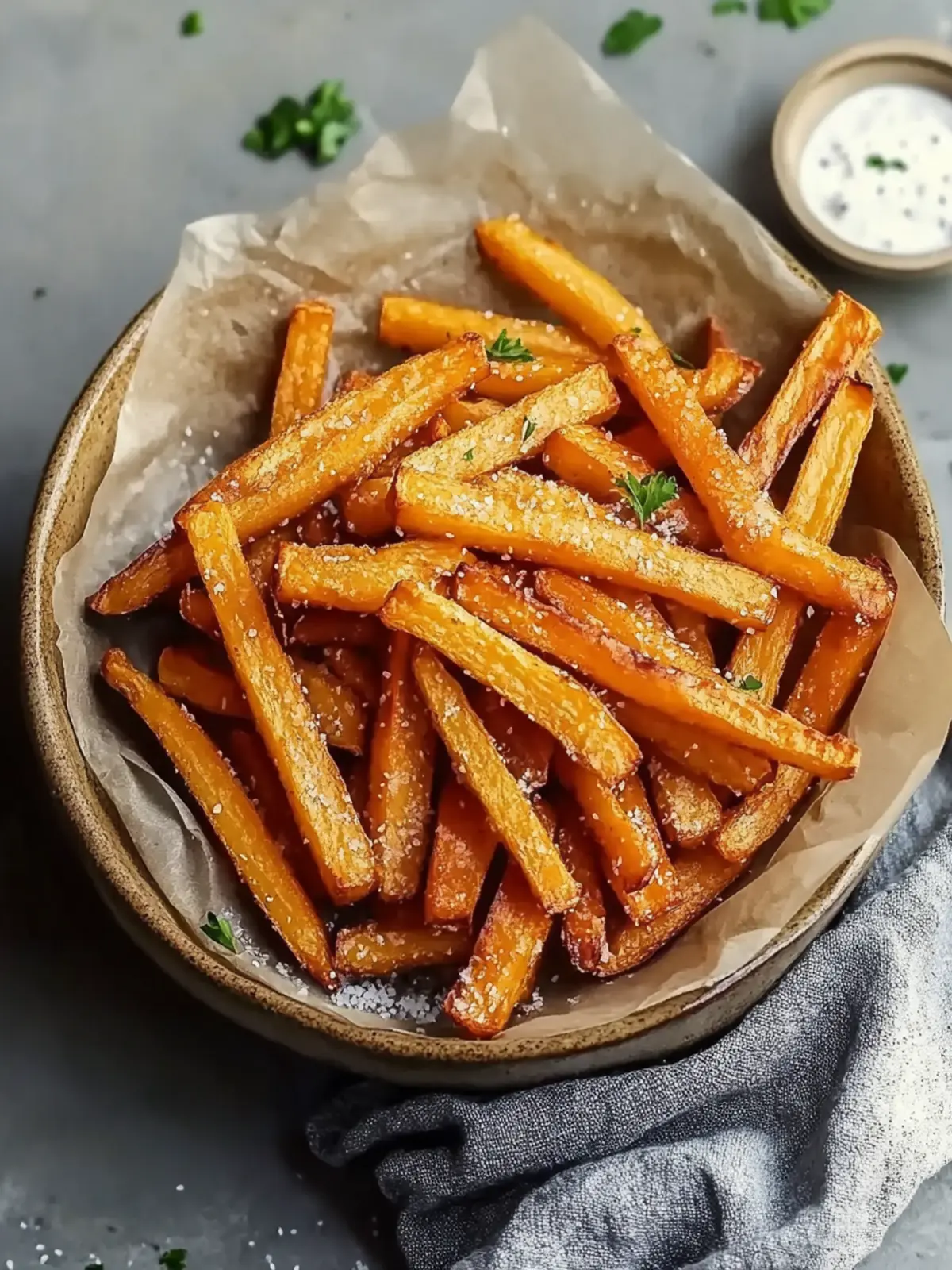 Die besten Süßkartoffelpommes aus der Heißluftfritteuse leicht gemacht 5 Die besten Süßkartoffelpommes aus der Heißluftfritteuse