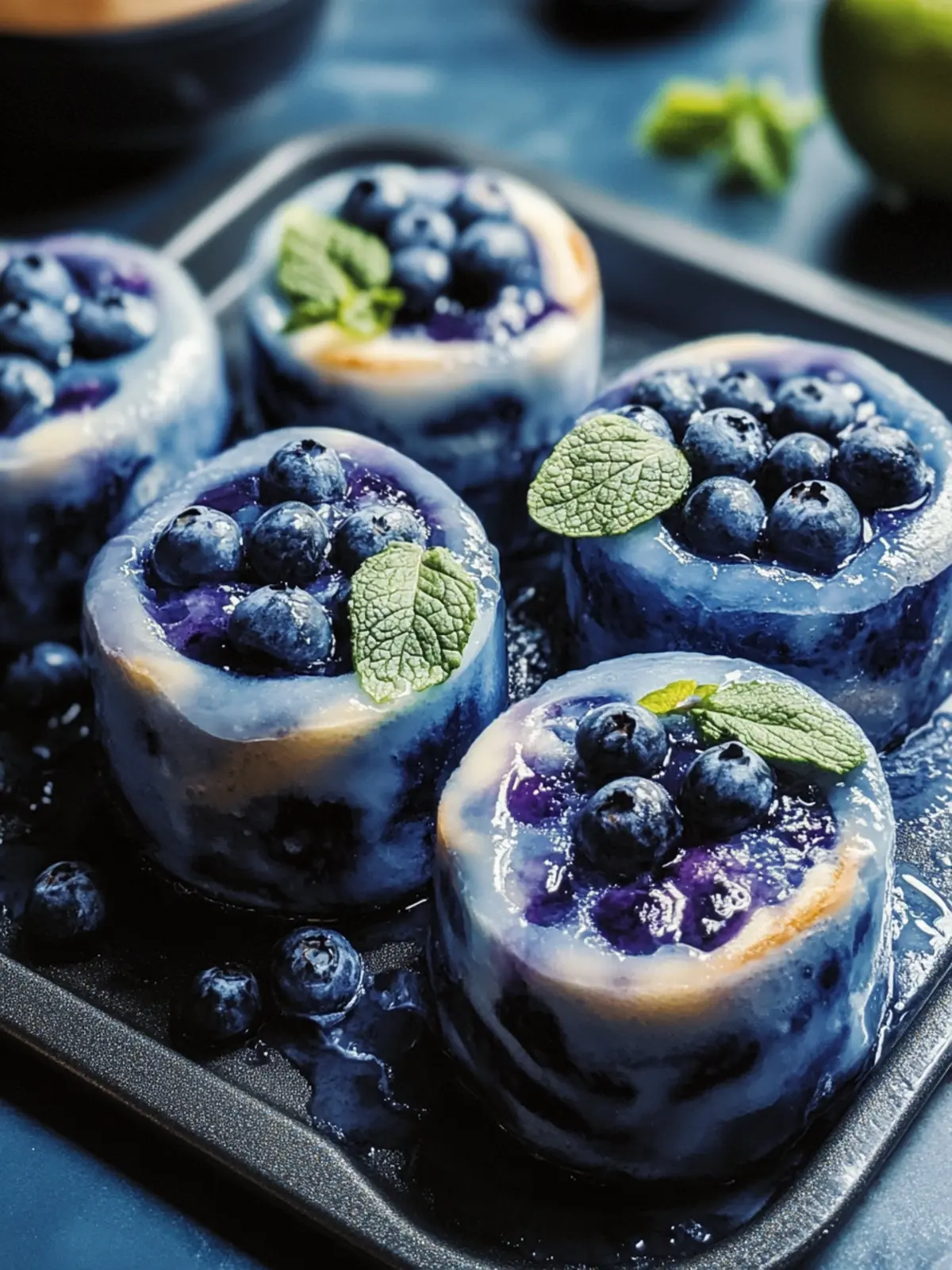 Blaubeer Zimtschnecken: Fluffige Freude für jeden Morgen 5 Blaubeer Zimtschnecken