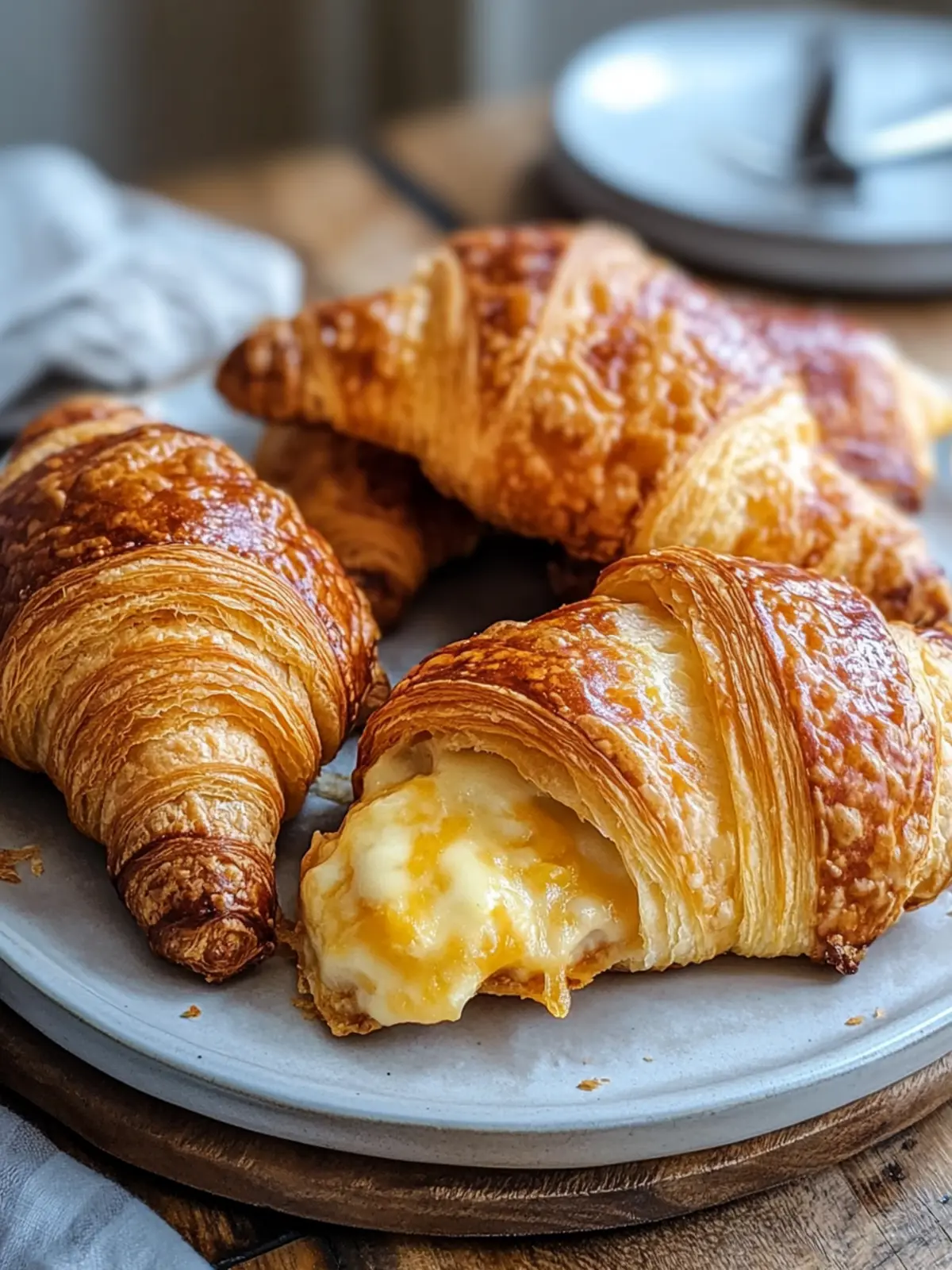 Unwiderstehliche Heißluftfritteuse Rindfleisch Schinken Käse Croissants für Genussgesellschaft 3 Unwiderstehliche Heißluftfritteuse Rindfleisch Schinken Käse Croissants