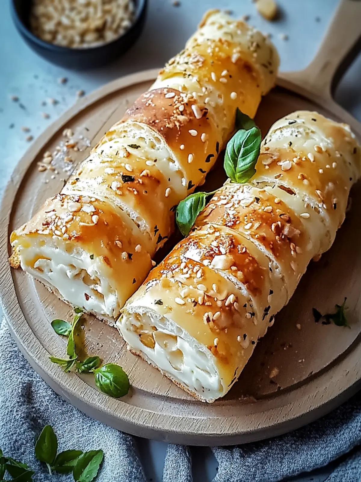 Schinken- und Käse-Blätterteigstangen: Schnell und Lecker für jeden Anlass 2 Schinken- und Käse-Blätterteigstangen