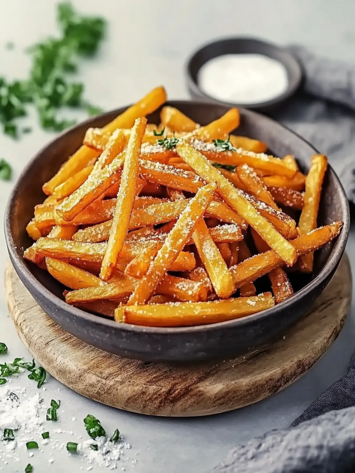 Die besten Süßkartoffelpommes aus der Heißluftfritteuse leicht gemacht 4 Die besten Süßkartoffelpommes aus der Heißluftfritteuse