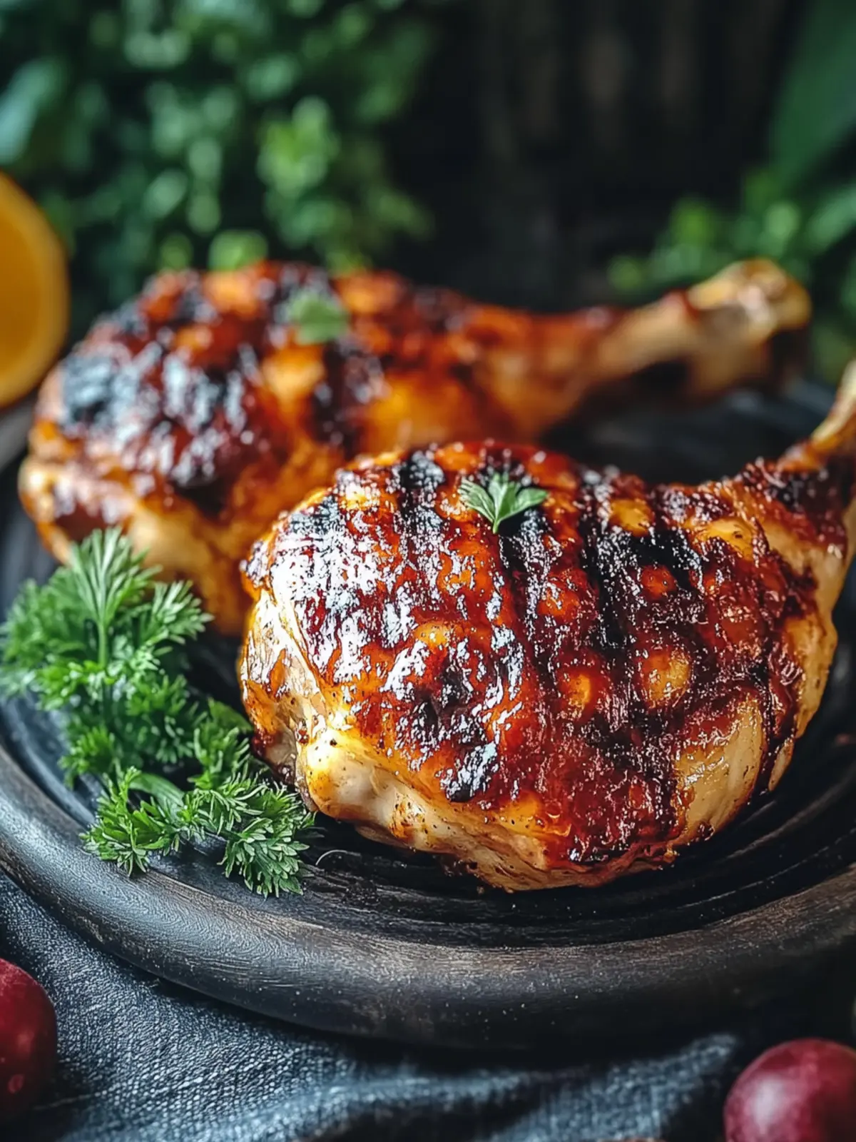 Crispy Hähnchenschenkel aus der Heißluftfritteuse 3 Crispy Hähnchenschenkel