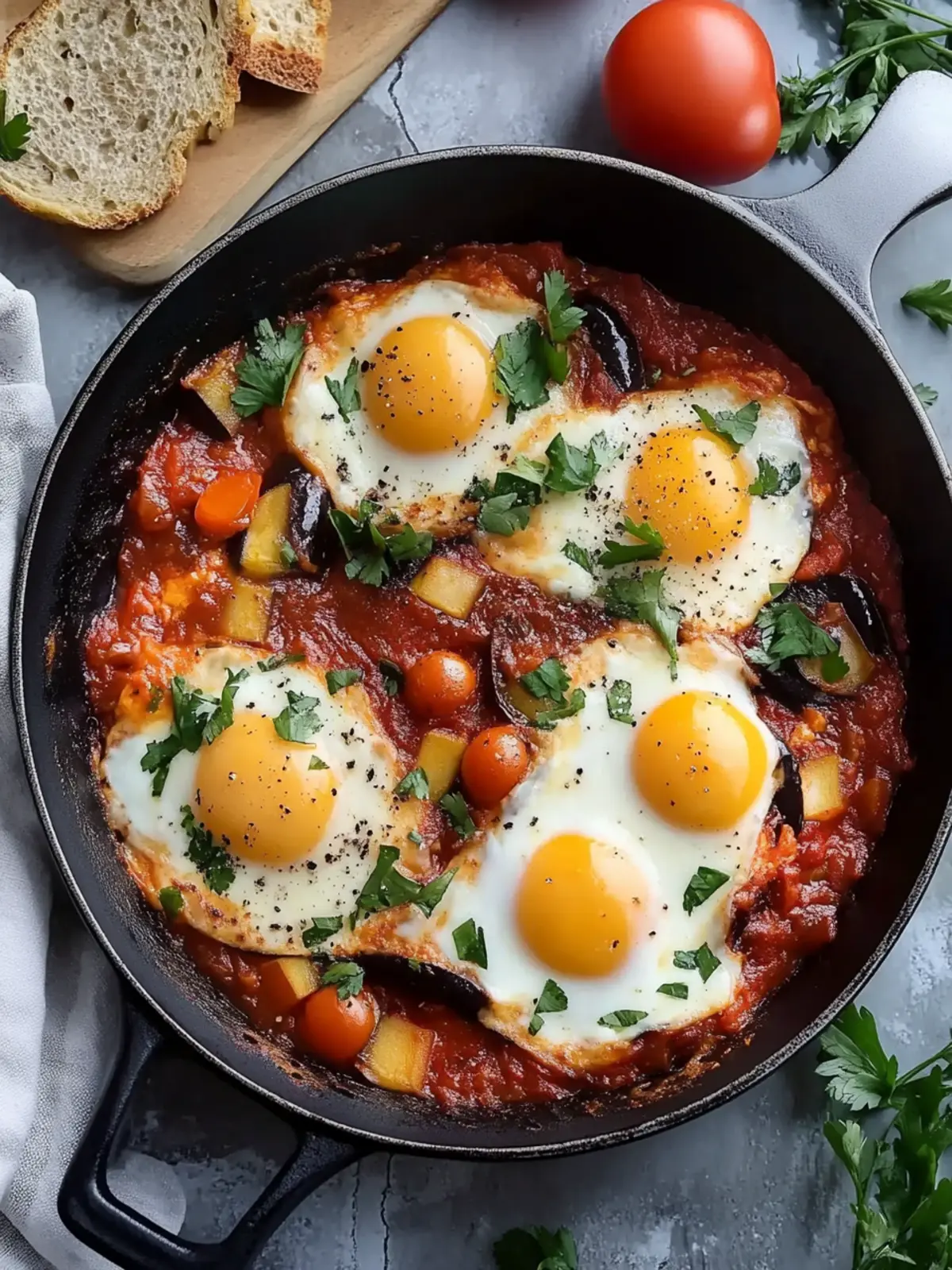 Beste Brunch Auberginen Shakshuka: Eintauchen in Genuss 5 Beste Brunch Auberginen Shakshuka