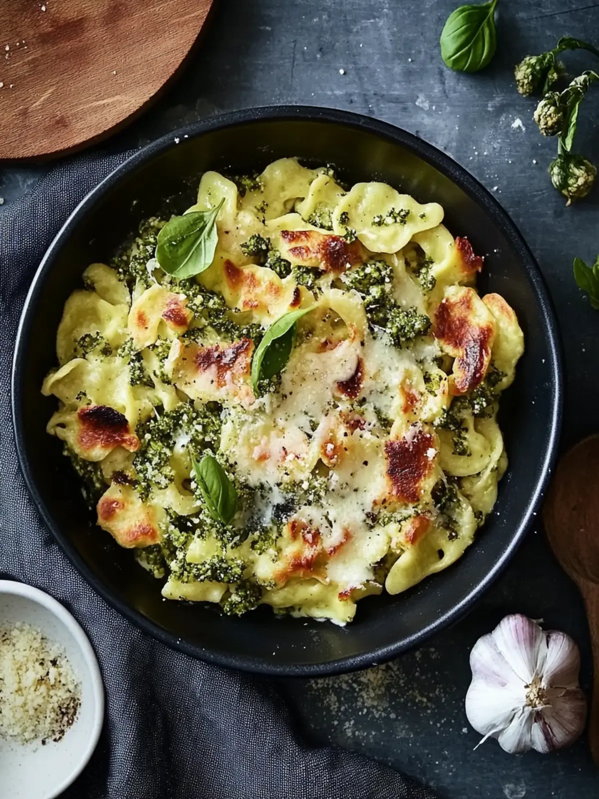 Kale und Mohnsamen Spaetzle Auflauf – Komfort für kalte Abende 2 Kale und Mohnsamen Spaetzle Auflauf