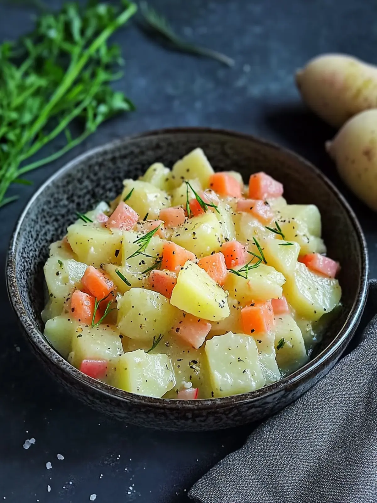 Kartoffel- und Kohlrabi-Pfanne mit Karotten für glückliche Gaumen 2 Kartoffel- und Kohlrabi-Pfanne mit Karotten