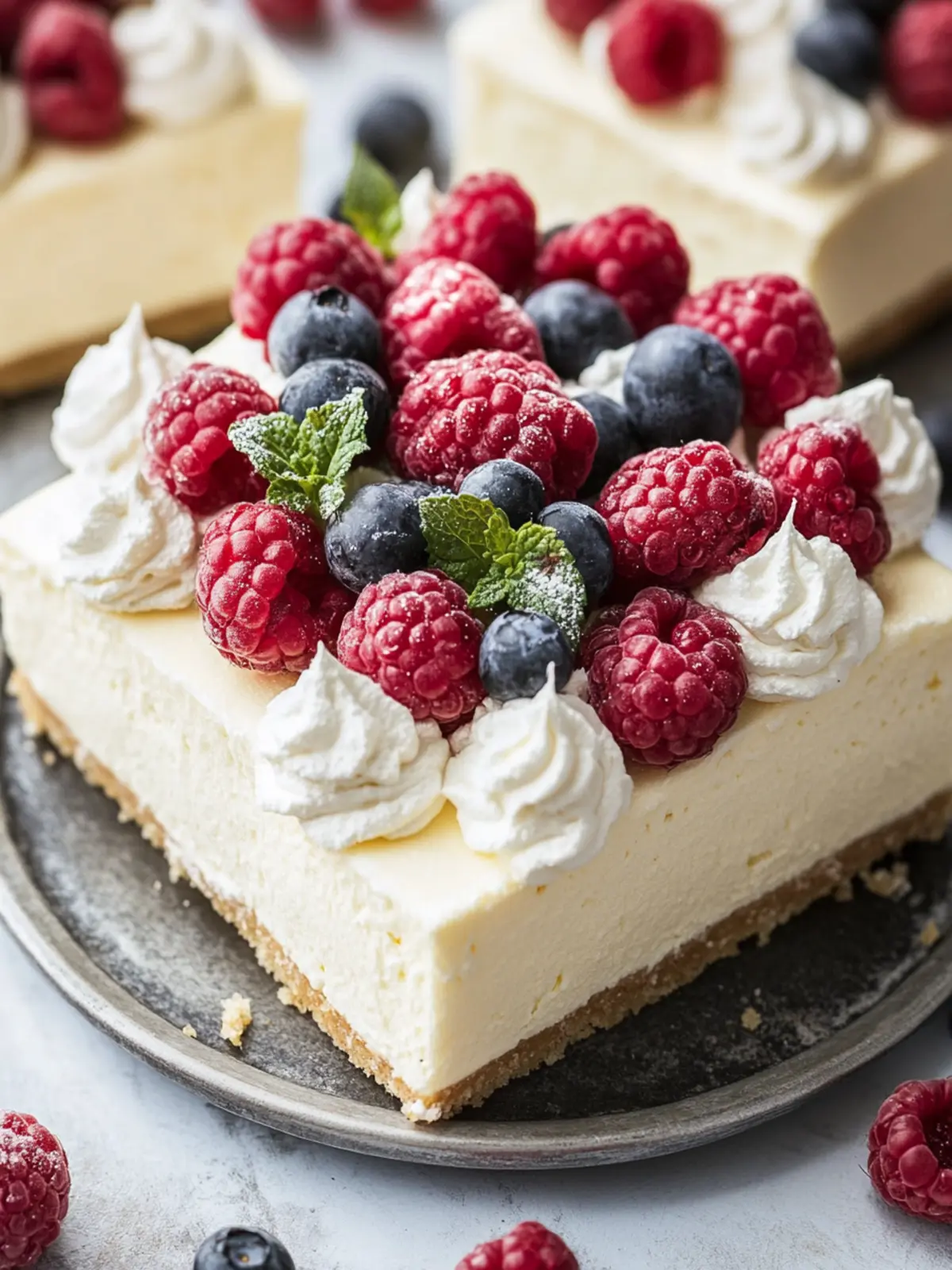 Käsekuchenriegel ohne Wasserbad – Einfach und Lecker! 2 Käsekuchenriegel