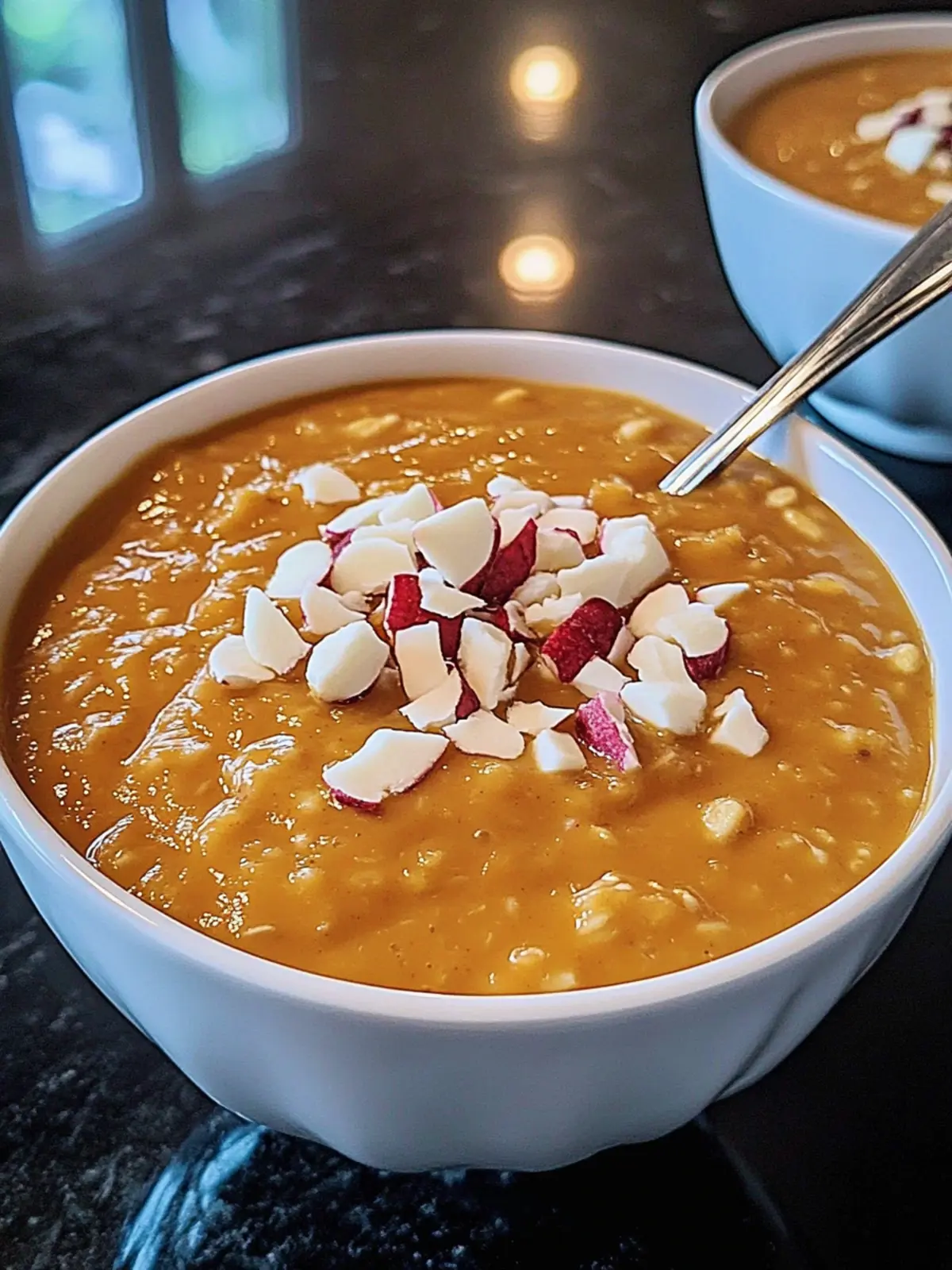 Butternut-Kürbis-Suppe mit Ingwer und Kokosnuss 3 Butternut-Kürbis-Suppe mit Ingwer und Kokosnuss