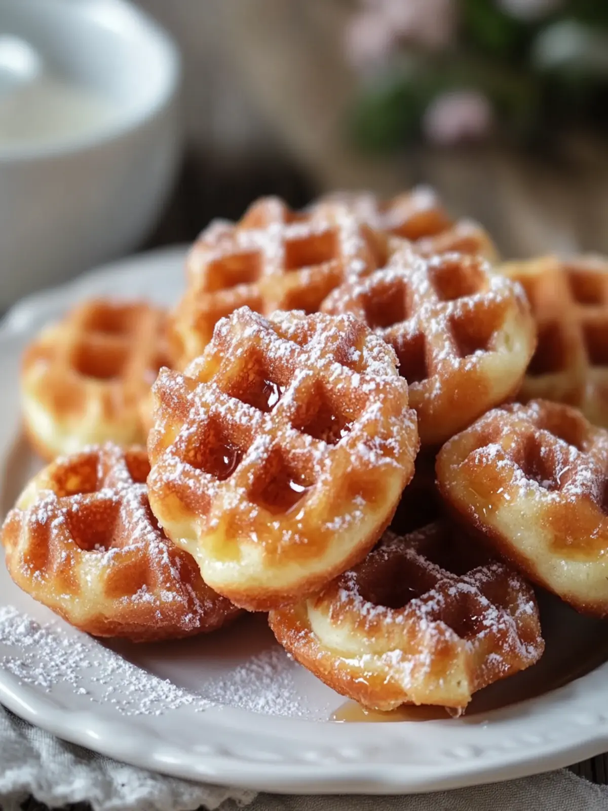 Mini-Apfel-Krapfen-Waffel-Donuts: Herbstliche Genussmomente 2 Mini-Apfel-Krapfen-Waffel-Donuts