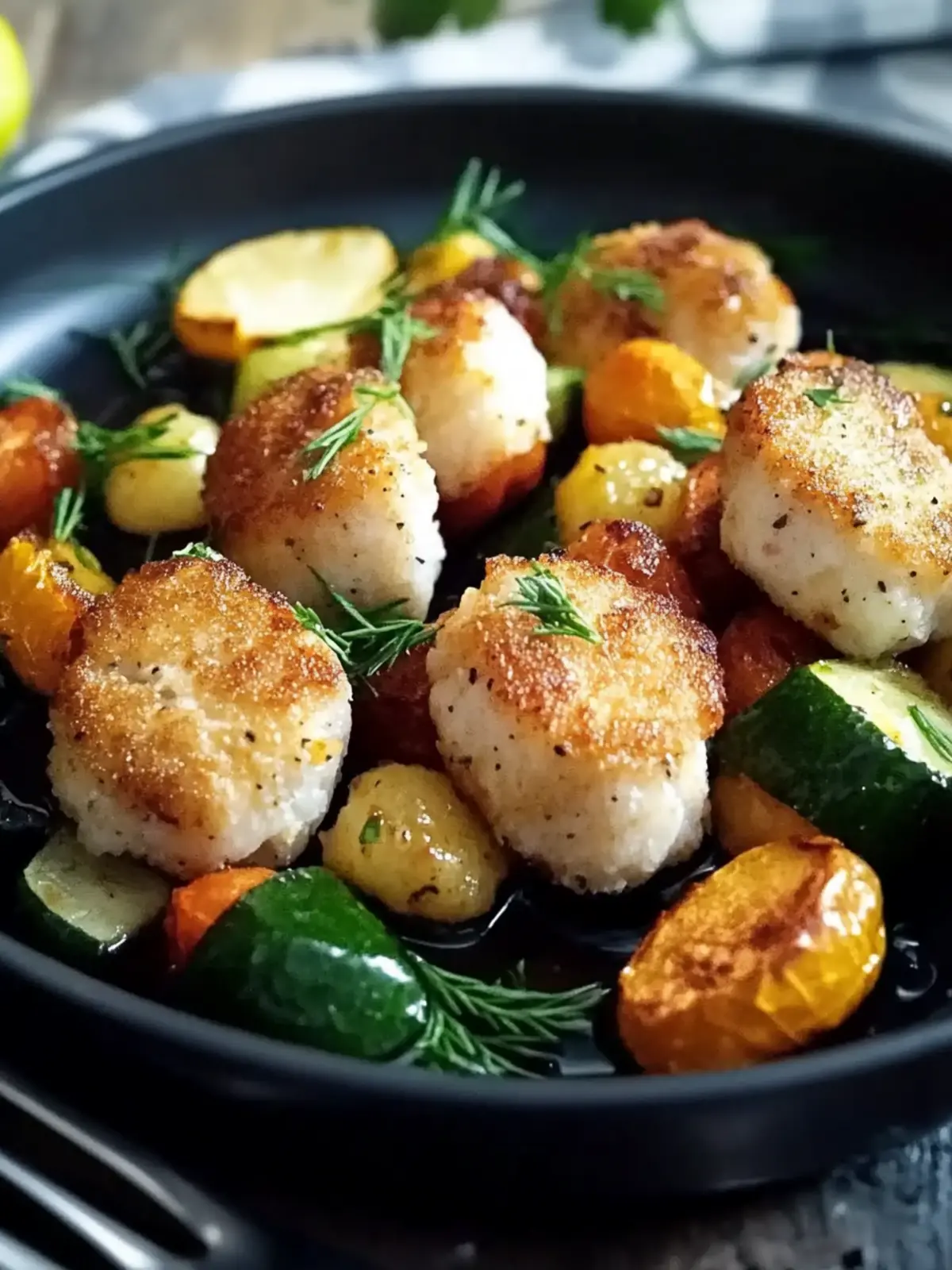 Hähnchen mit Gemüse aus der Heißluftfritteuse – Gesund & Schnell 4 Hähnchen mit Gemüse aus der Heißluftfritteuse