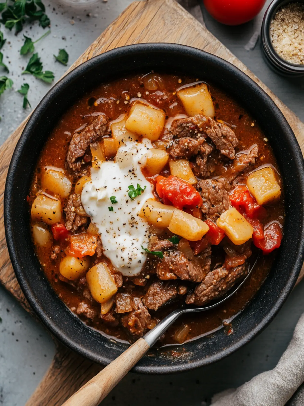 Hackfleisch-Reis-Pfanne mit Paprika für die ganze Familie 3 Hackfleisch-Reis-Pfanne mit Paprika