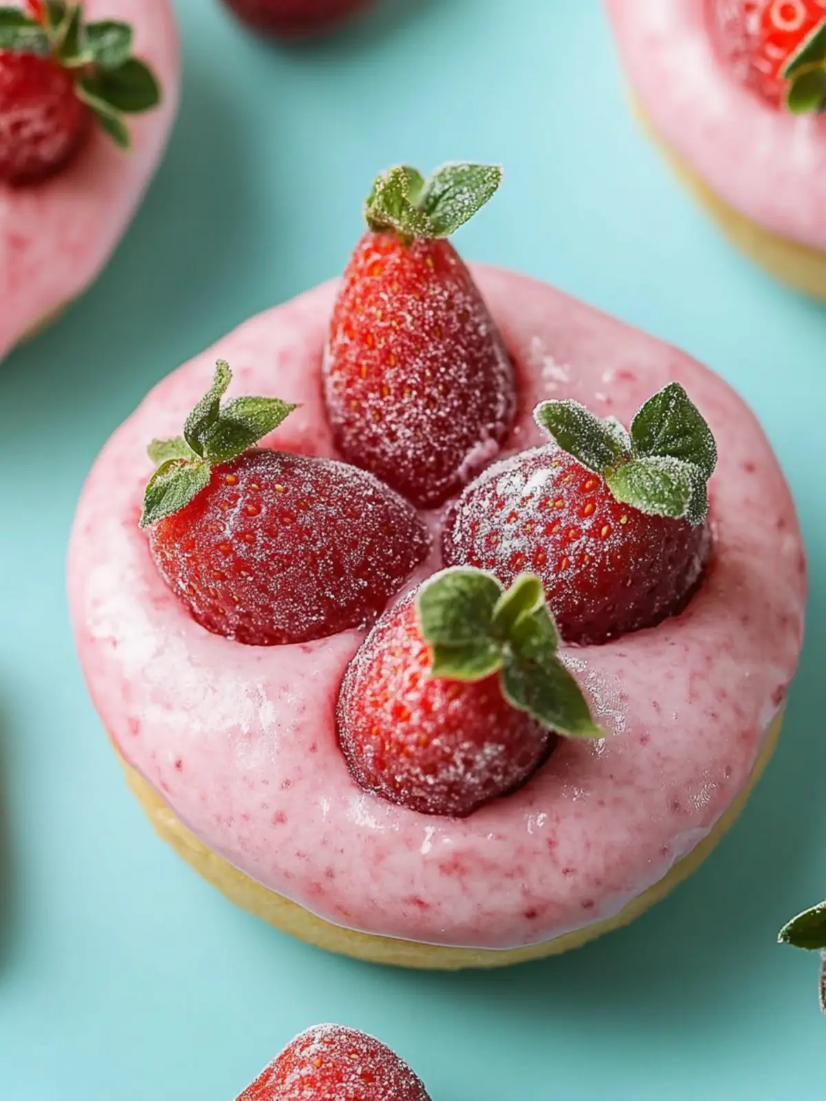 Erdbeer-Kuss-Kekse: Fluffige Leckerbissen mit Schokoüberraschung 4 Erdbeer-Kuss-Kekse