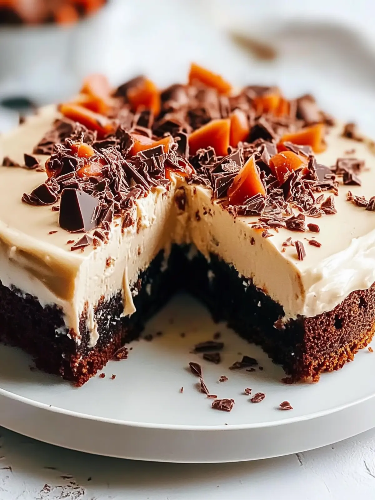 Ultimativer Schokoladen-Möhrenkuchen mit Frischkäse-Frosting 2 Ultimative Schokoladen-Möhrenkuchen mit cremigem Frischkäse-Frosting