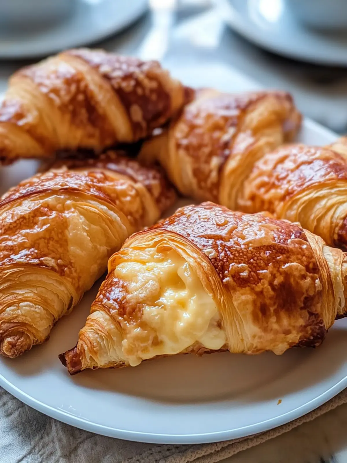 Unwiderstehliche Heißluftfritteuse Rindfleisch Schinken Käse Croissants für Genussgesellschaft 2 Unwiderstehliche Heißluftfritteuse Rindfleisch Schinken Käse Croissants